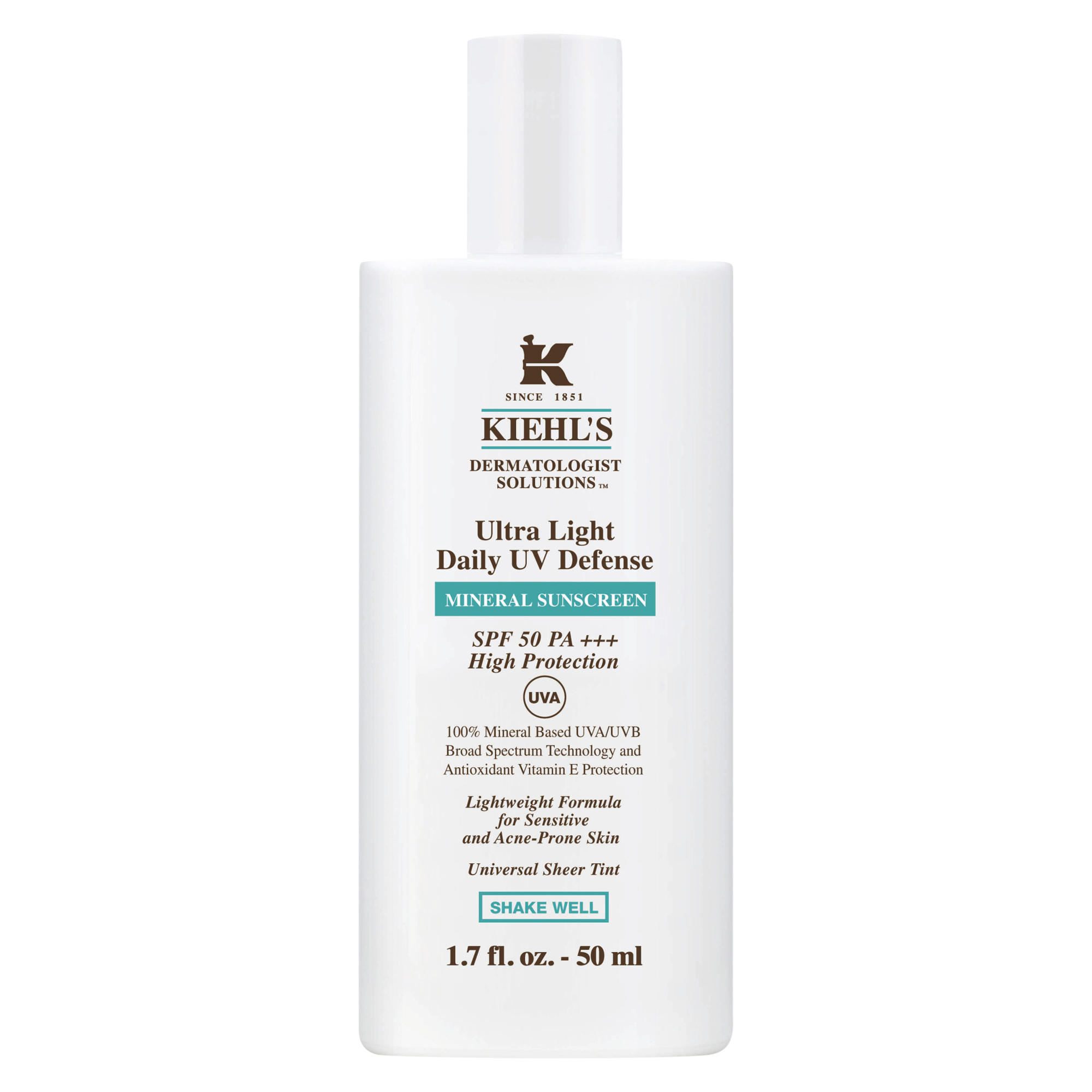 Kiehl's Dermatologist Solutions UV Dealy Defense Mineral Cream SPF50