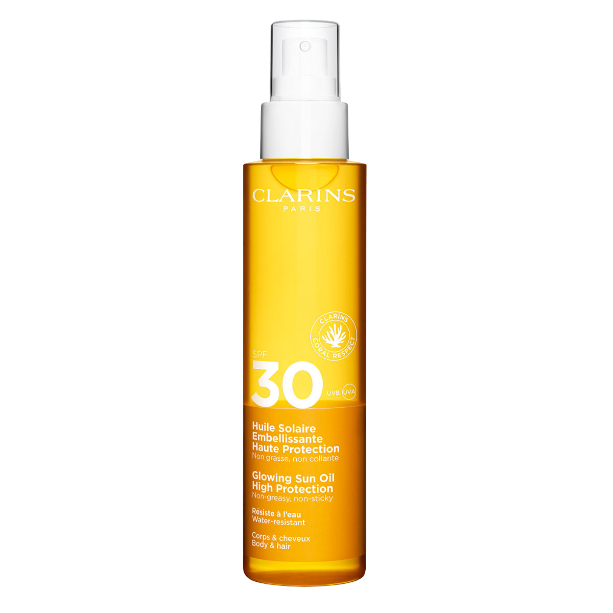 Clarins Sonnenschutz Huile Solaire Embellissante Haute Protection SPF 30