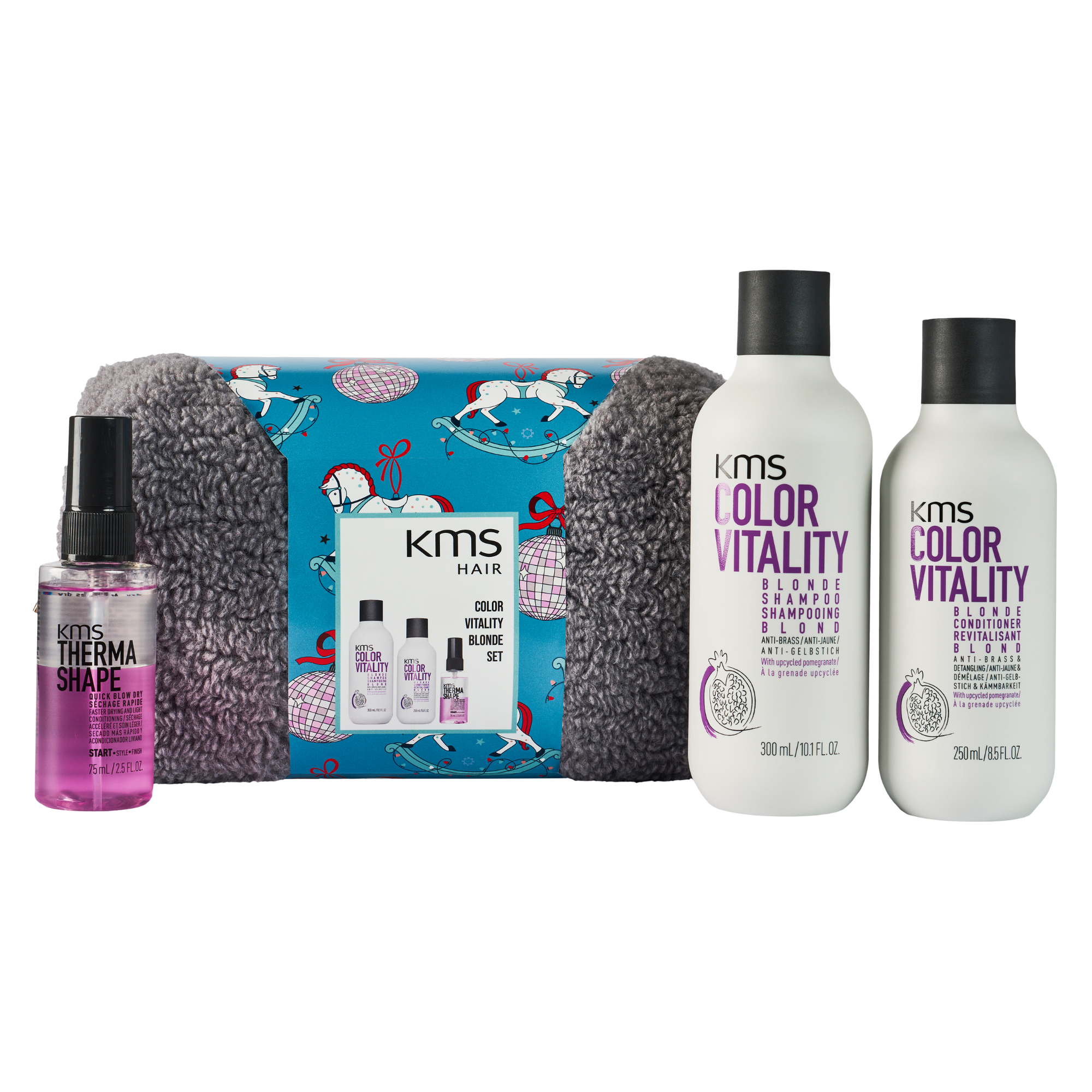 KMS ColorVitality Set für glanzloses, blondes Haar
