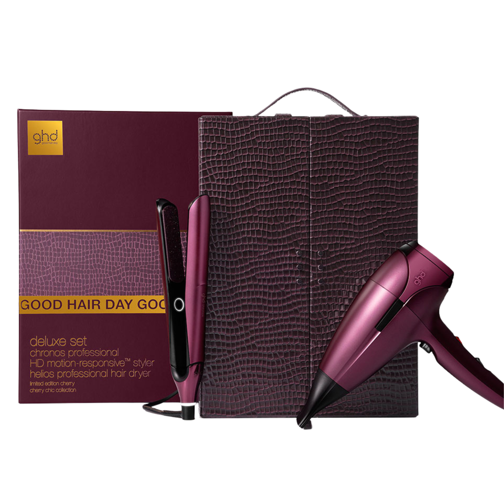 ghd Cherry Chic Deluxe Set chronos™ Styler & helios® Haartrockner
