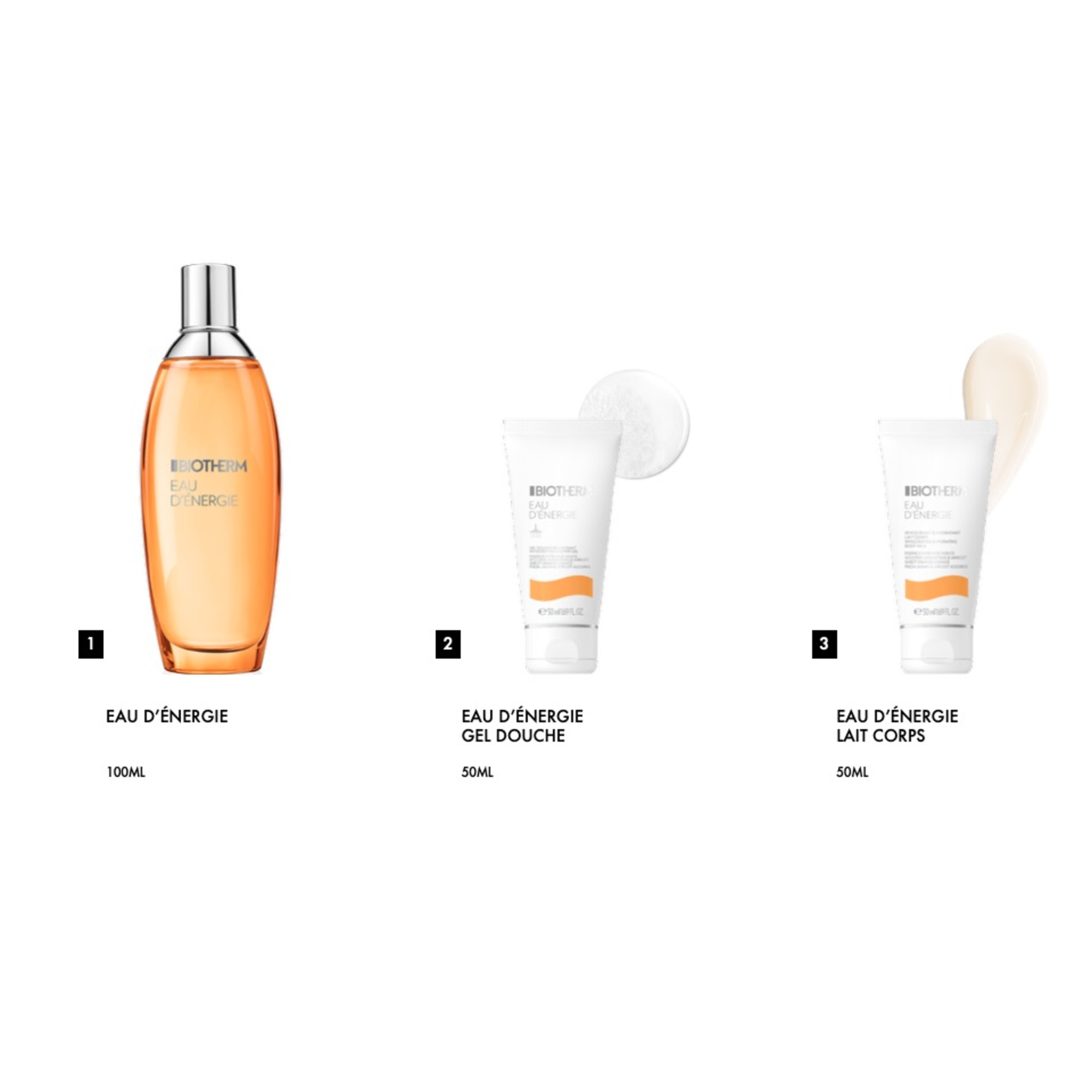 Biotherm Eau Energie Eau de Toilette (EdT) 100ml SET
