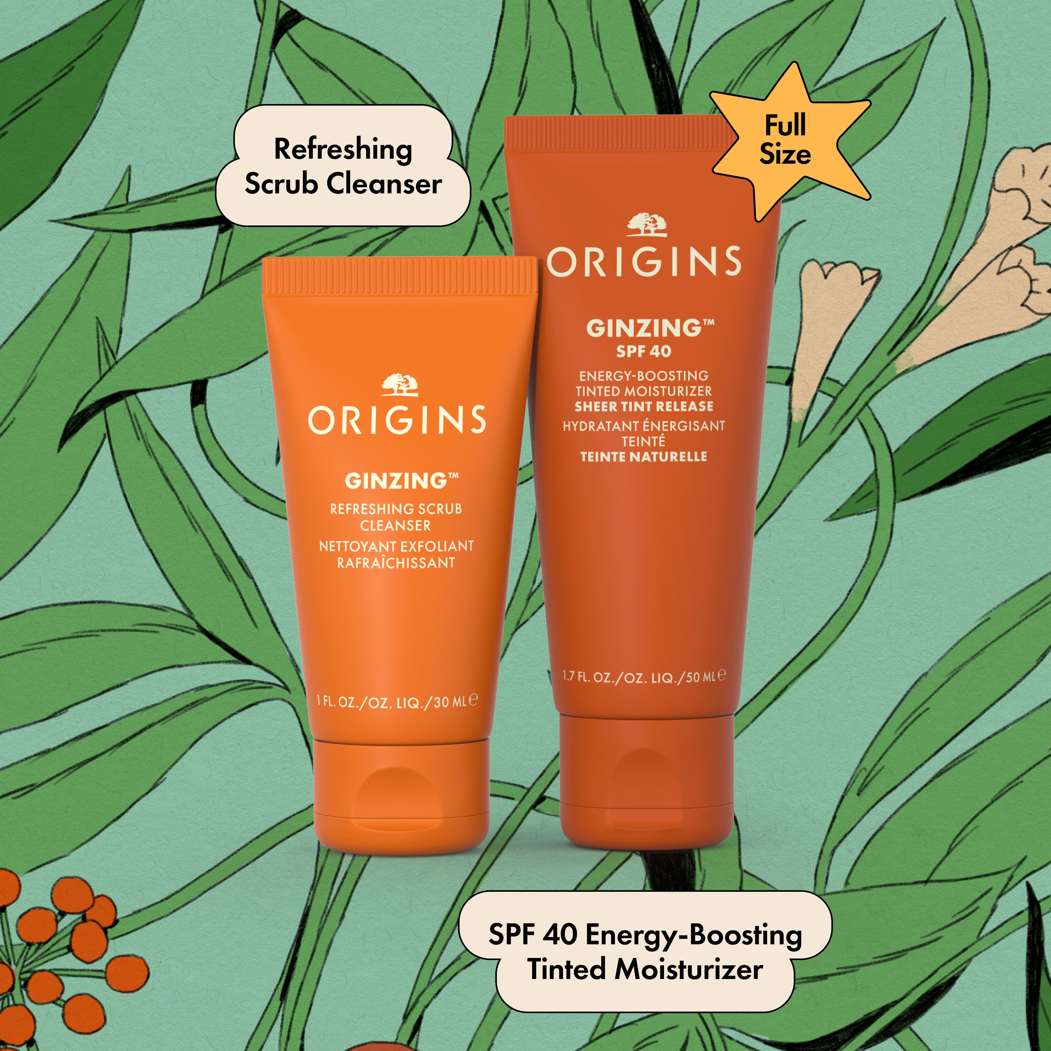 Origins GinZing Protect & Glow SET