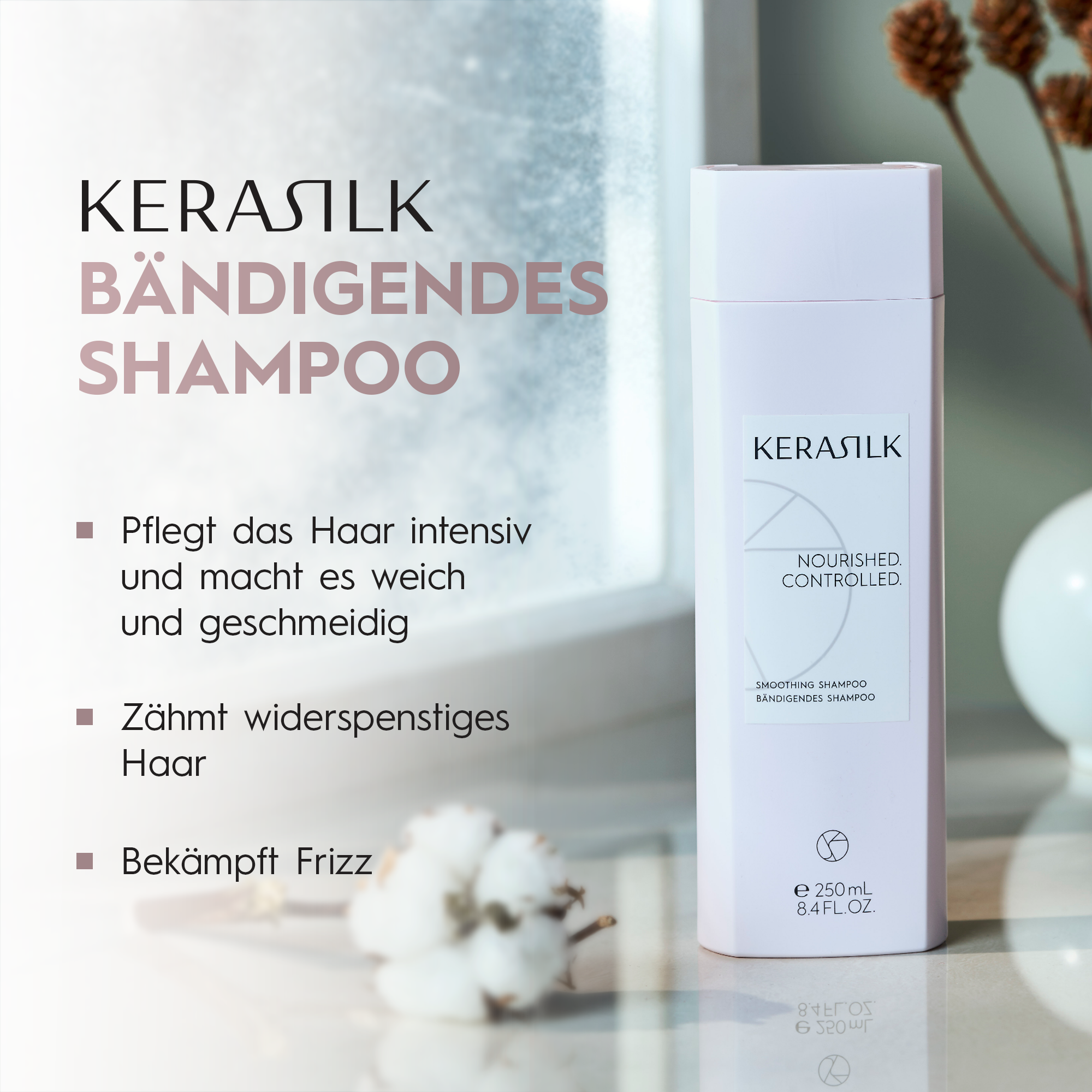 Kerasilk Essential Smoothing Set für krauses und strapaziertes Haar