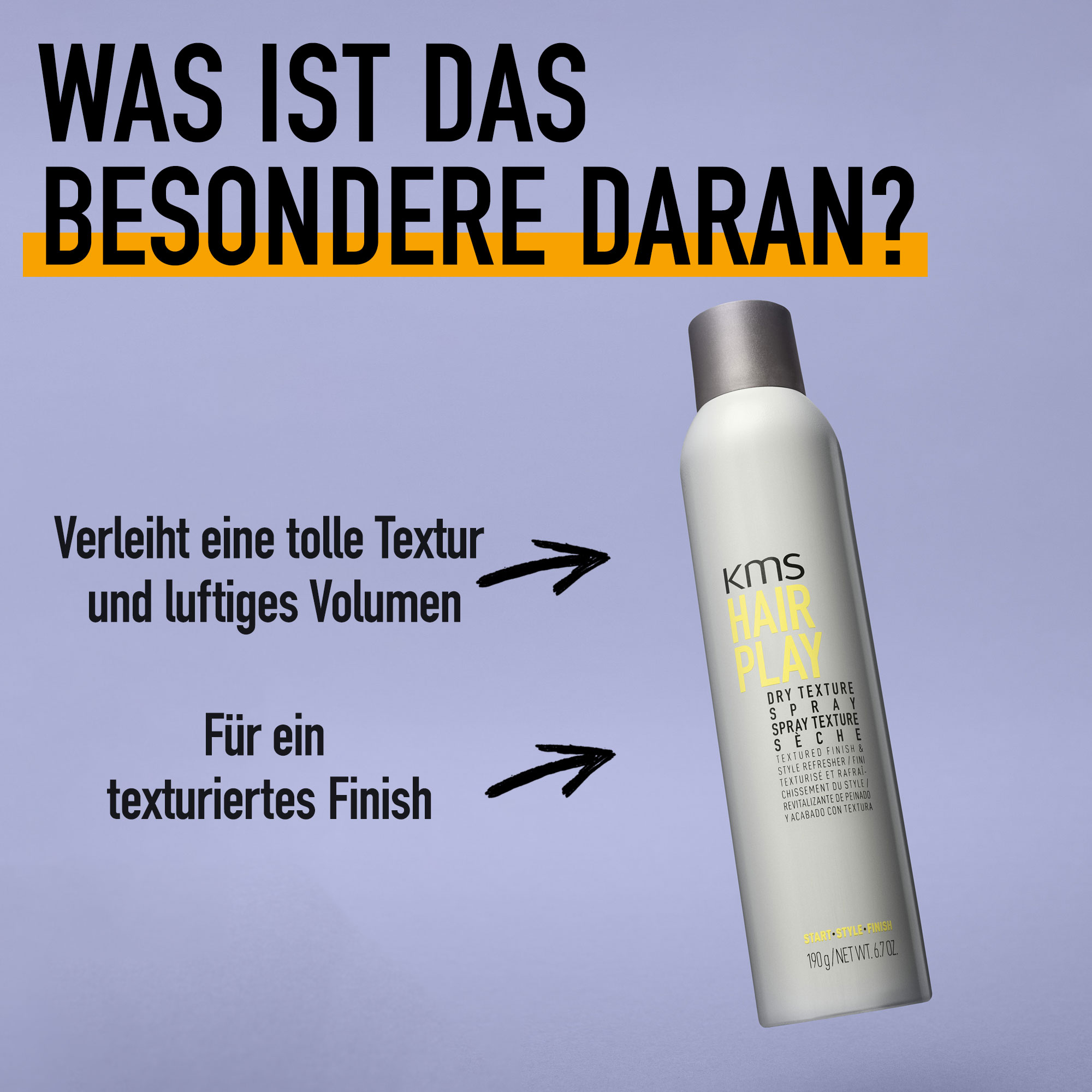 KMS HairPlay Dry Texture Spray