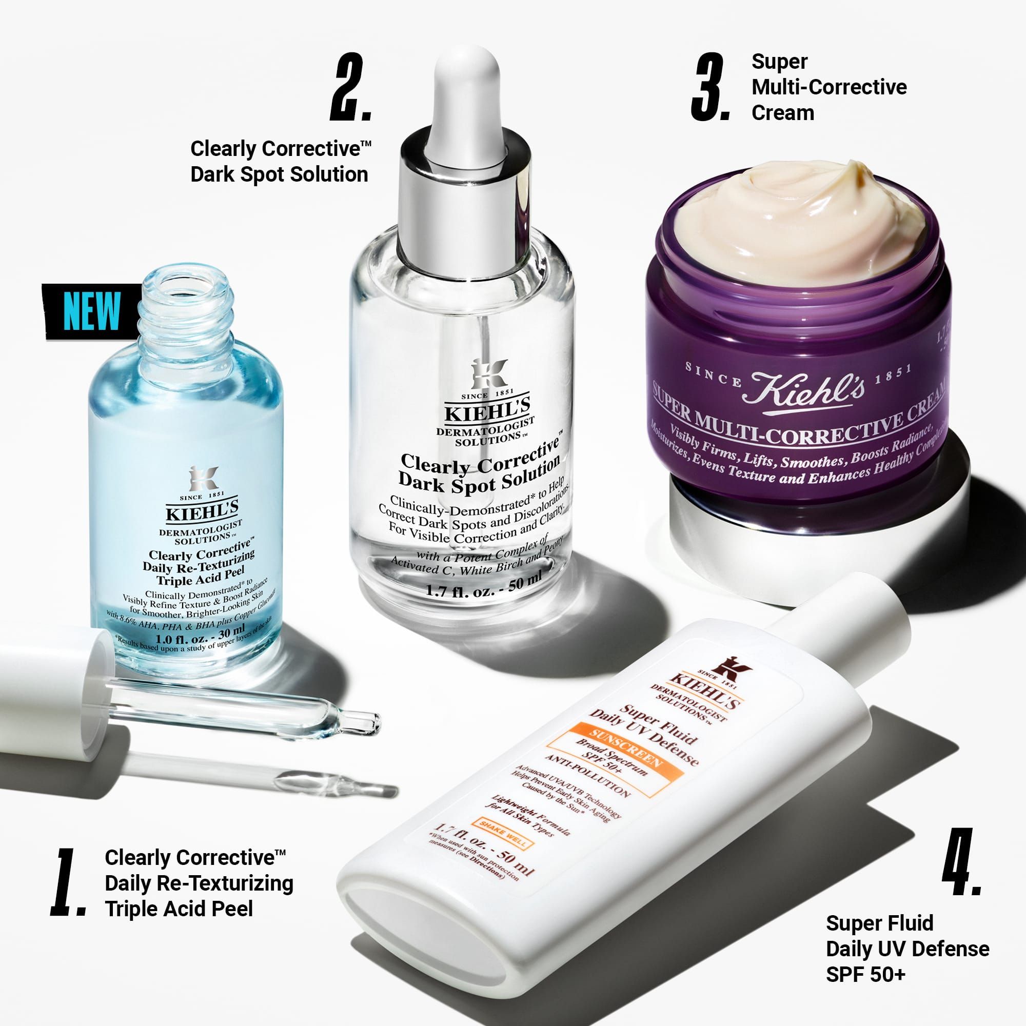 Kiehl's Dermatologist Solutions Clearly Corrective Daily Re-Texturizing Triple Acid Peel