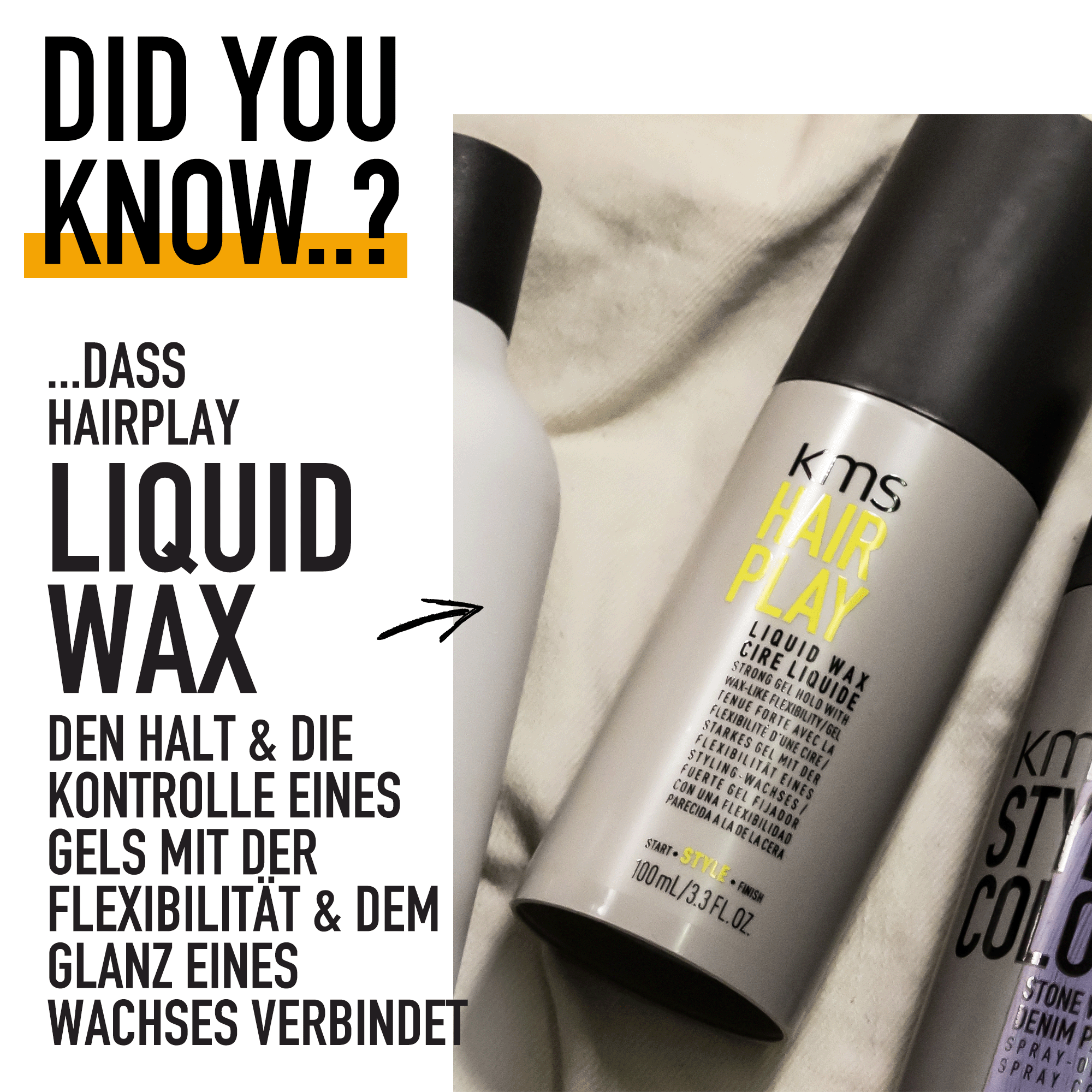 KMS HairPlay Liquid Wax