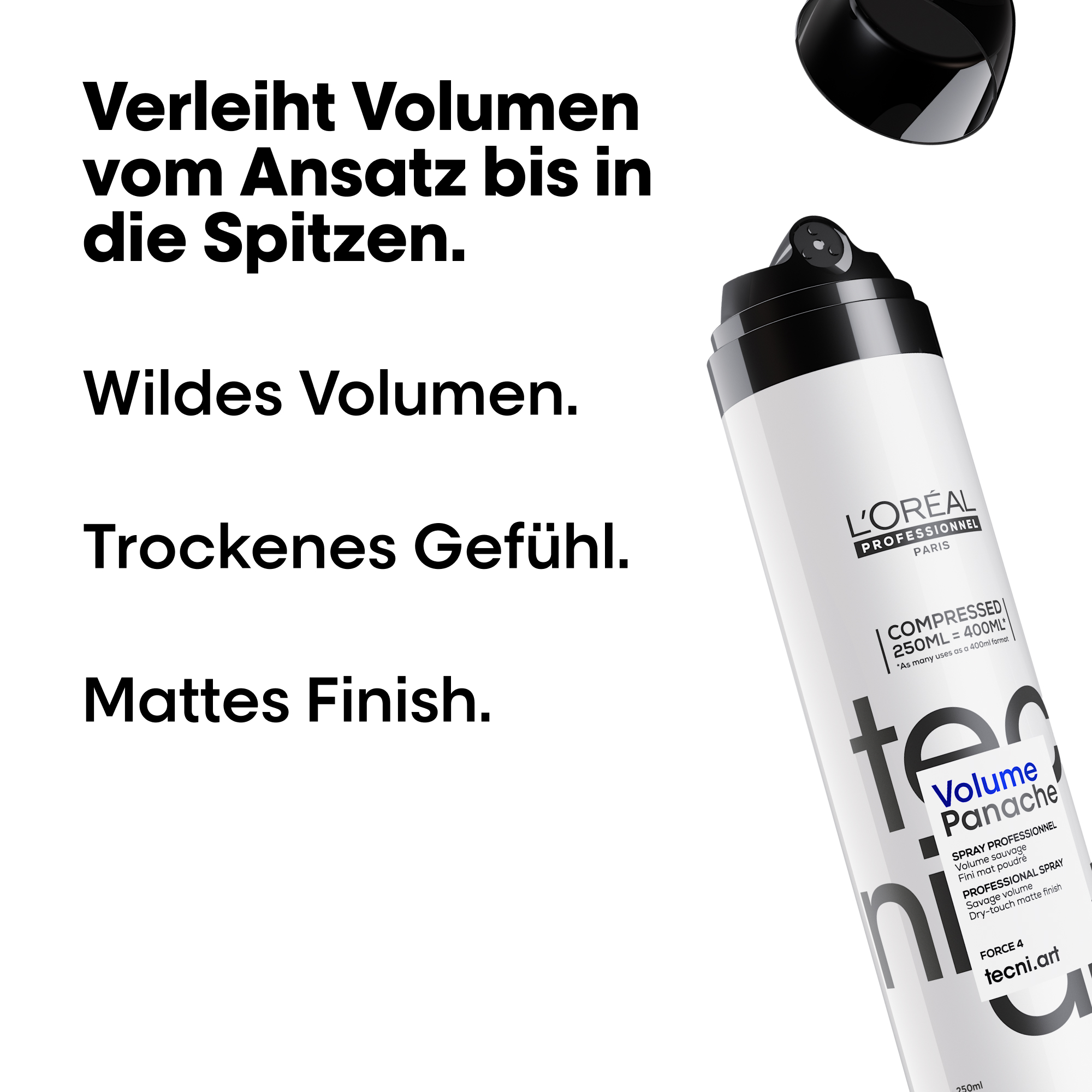 L'Oreal Professionnel Tecni.art Grey Volume Panache Compressed Hairspray