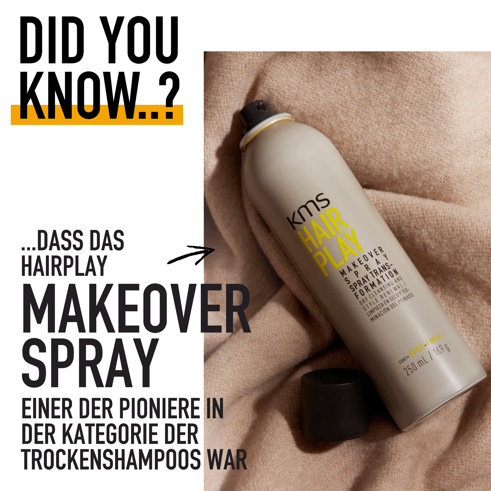 KMS HairPlay Makeover Spray