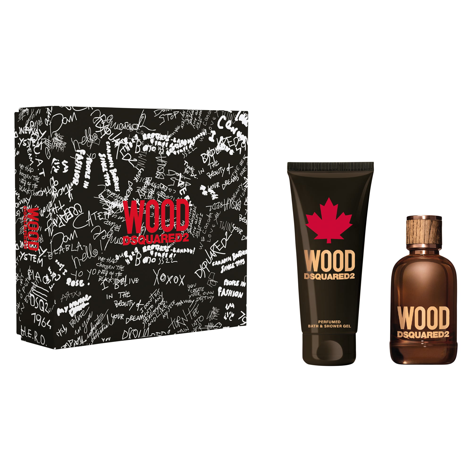 Dsquared2 Wood pour Homme Eau de Toilette (EdT) 100ml SET