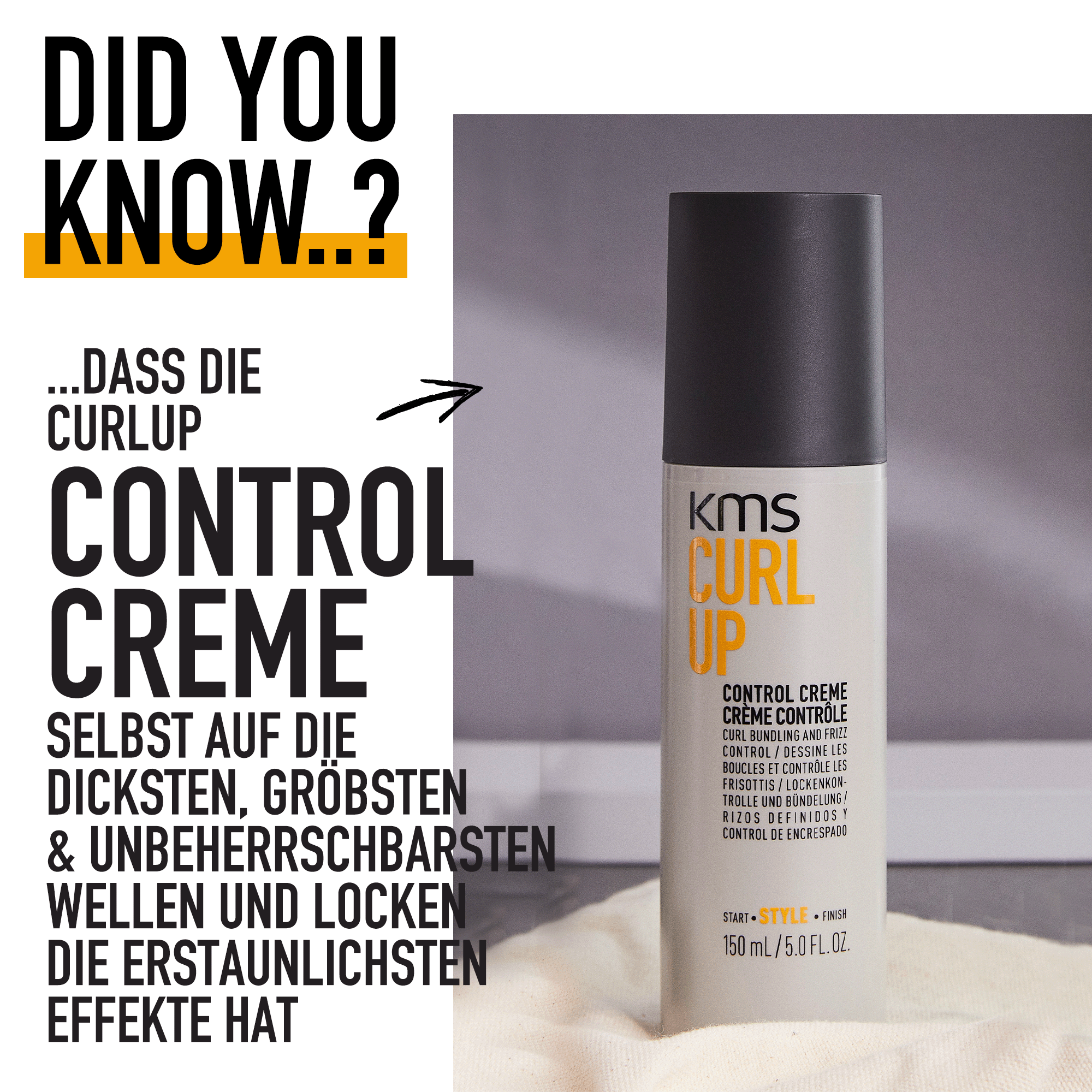 KMS CurlUp Control Creme