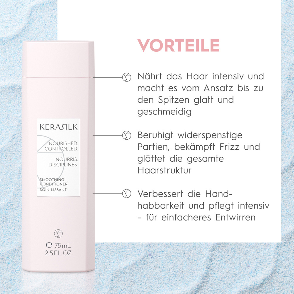 Kerasilk Specialist Smoothing Reiseset für trockenes, geschädigtes Haar