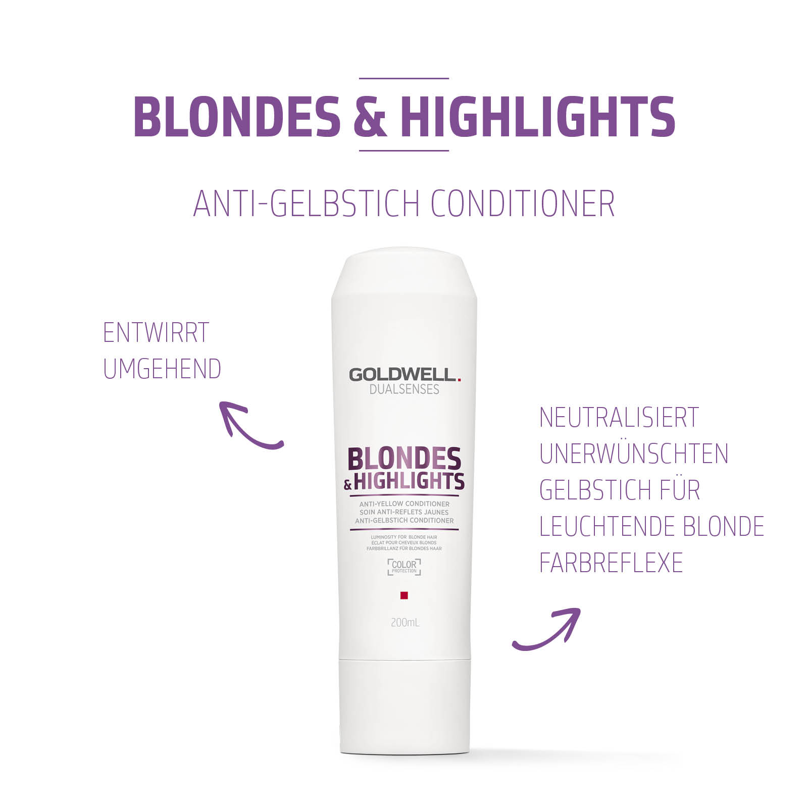 Goldwell Dualsenses Blondes & Highlights Anti-Yellow Conditioner