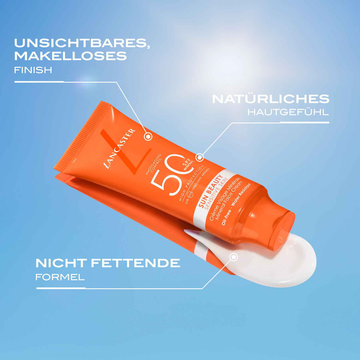 Lancaster Sun Beauty Mineral Face Cream SPF50