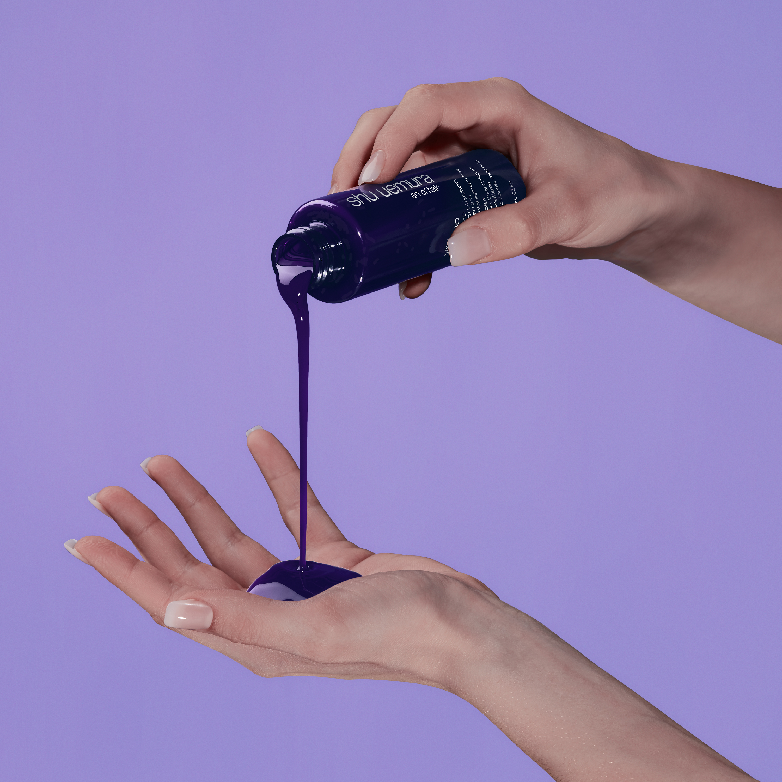 shu uemura Yubi Blonde Anti-Gelbstich Purple Serum