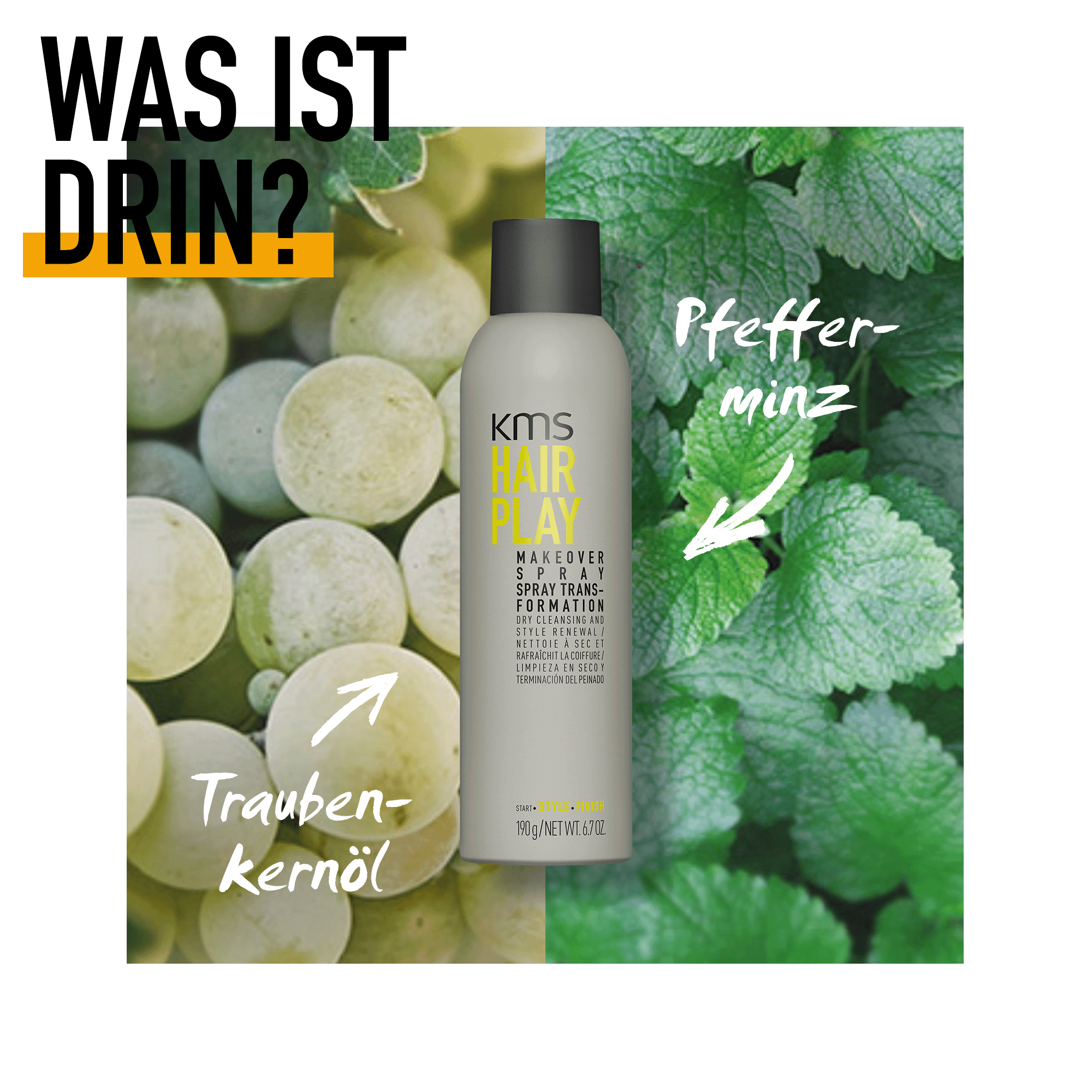 KMS HairPlay Makeover Spray