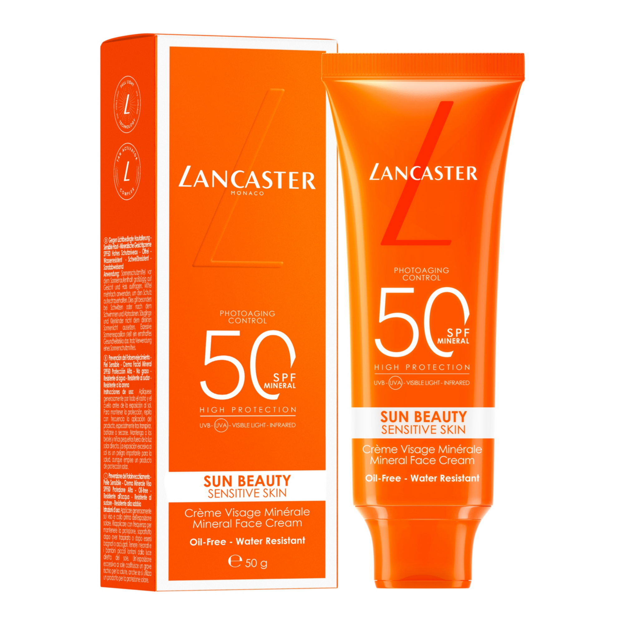 Lancaster Sun Beauty Mineral Face Cream SPF50