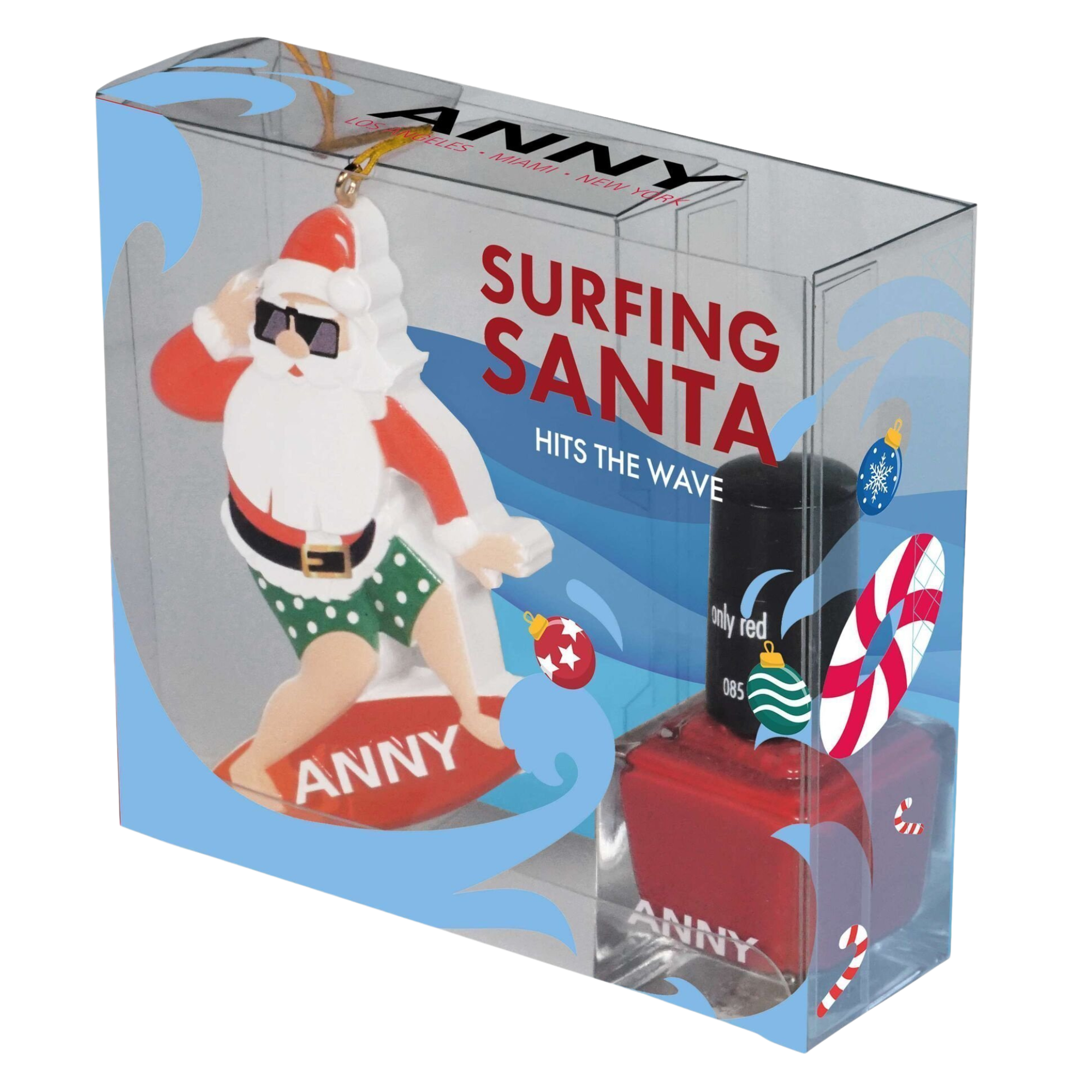 ANNY Surfing Santa Hits The Wave Nagellack SET