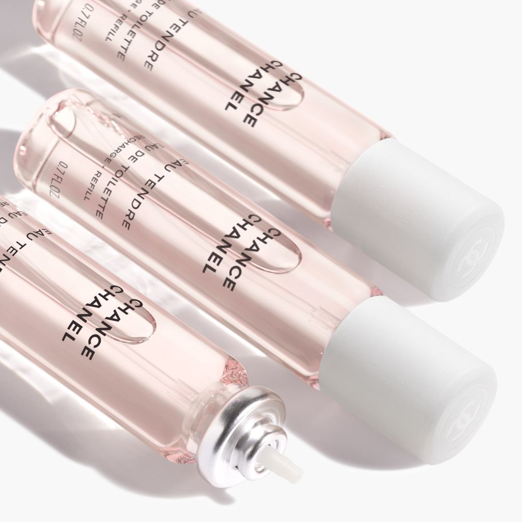 CHANEL CHANCE EAU TENDRE EAU DE TOILETTE TWIST & SPRAY 3x20ml NACHFÜLLUNG