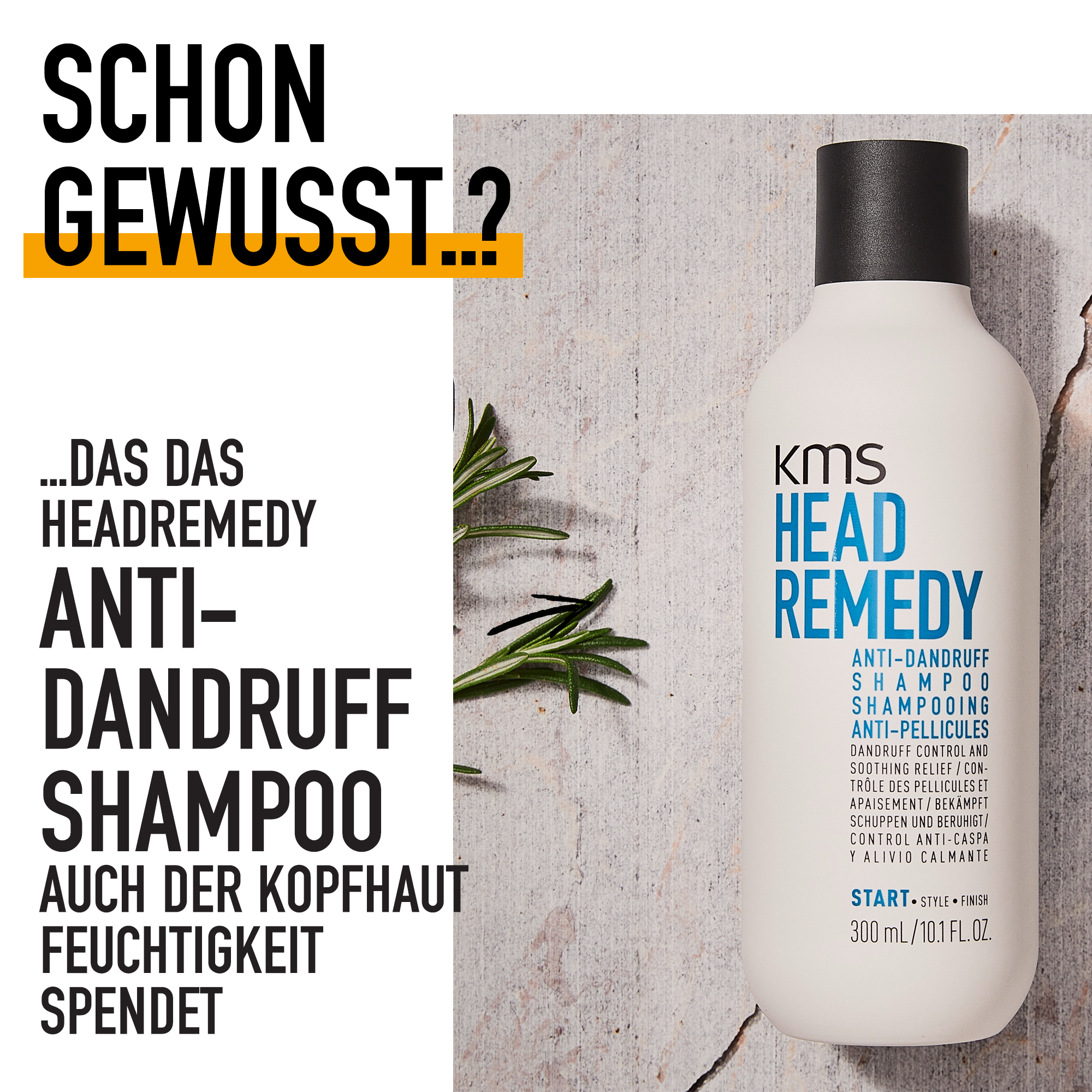 KMS HeadRemedy Anti-Dandruff Shampoo