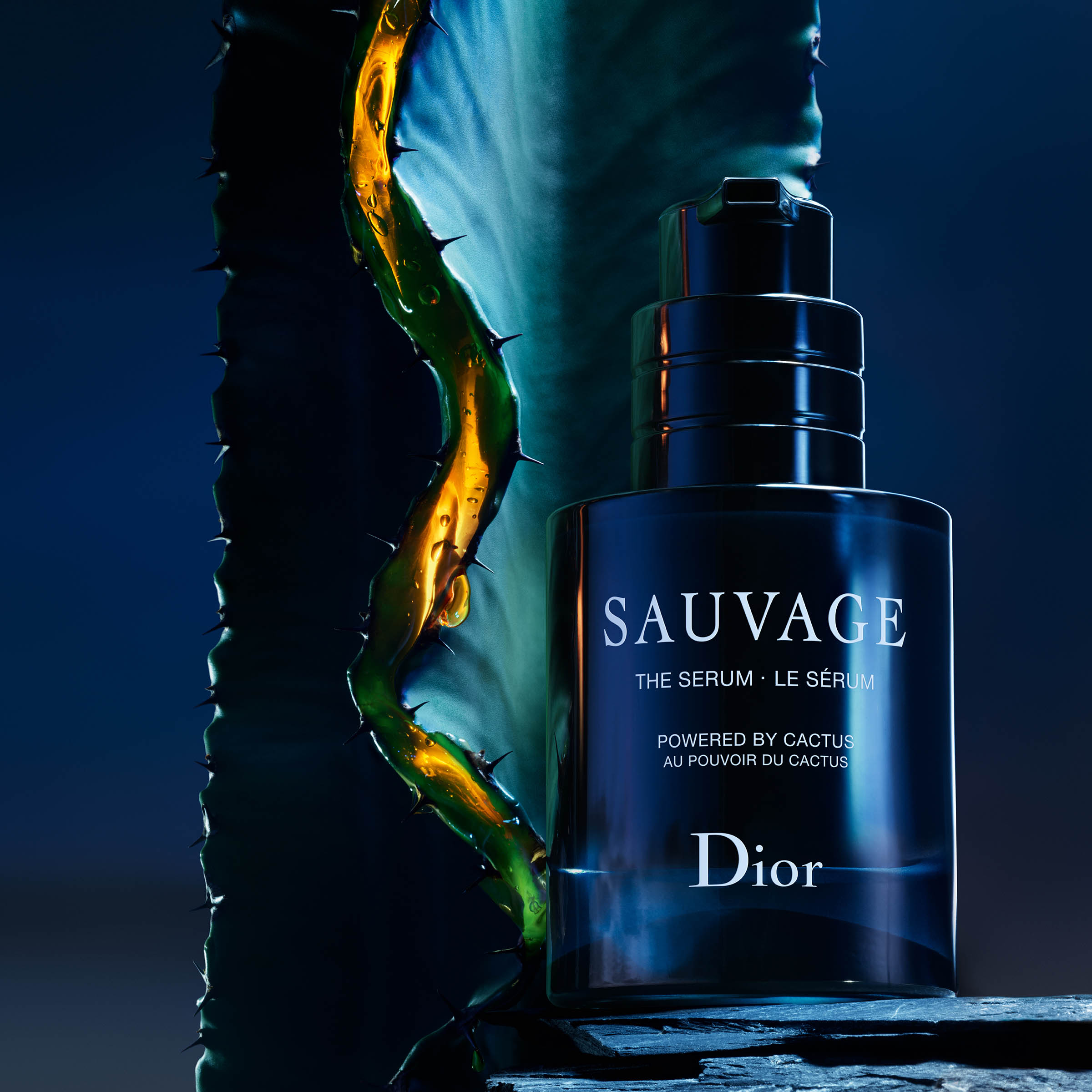 DIOR SAUVAGE Gesichtsserum mit der Kraft des Kaktus