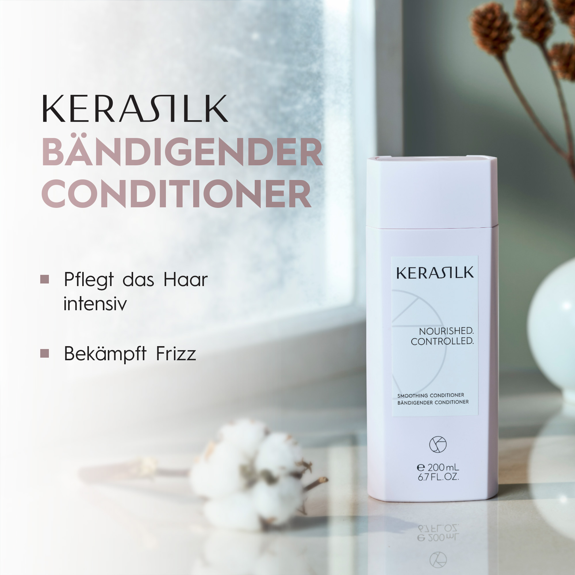 Kerasilk Essential Smoothing Set für krauses und strapaziertes Haar