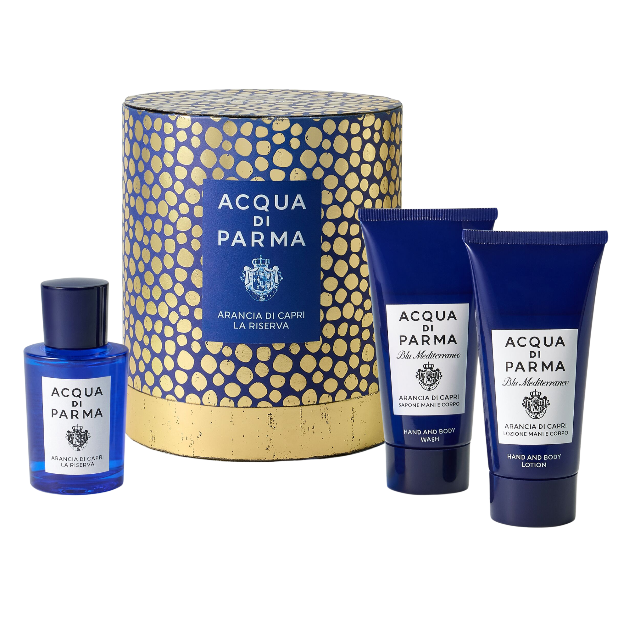 ACQUA DI PARMA BLU MEDITERRANEO ARANCIA DI CAPRI LA RISERVA Eau de Parfum (EdP) 50ml SET