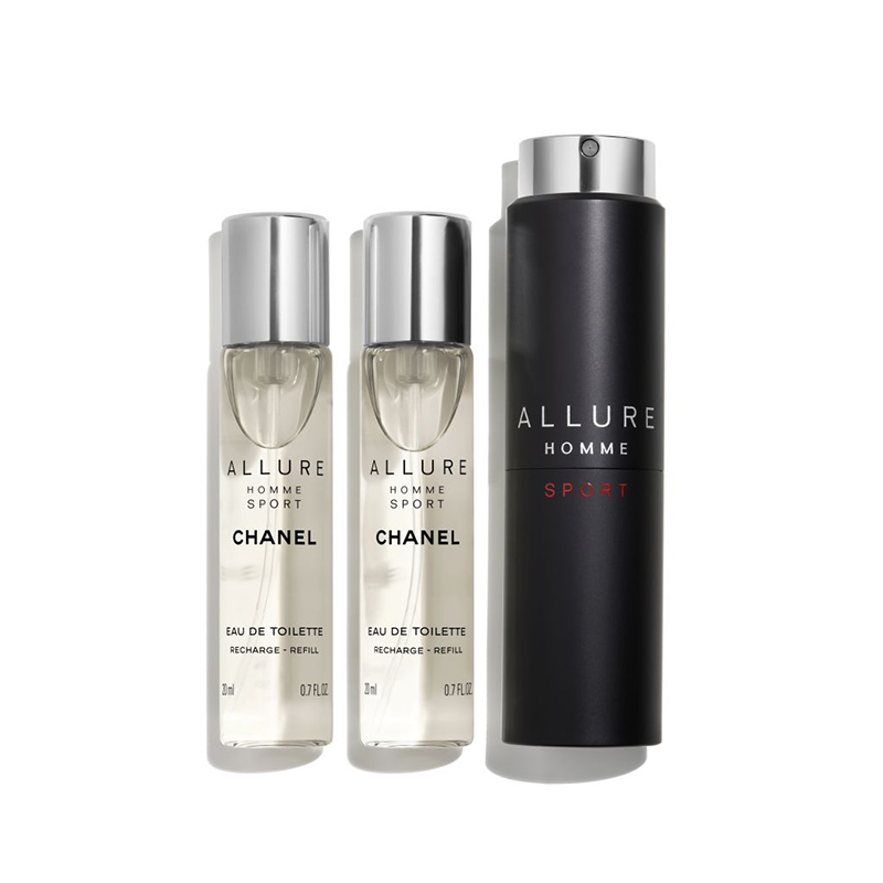 CHANEL ALLURE HOMME SPORT EAU DE TOILETTE NACHFÜLLBARES TWIST & SPRAY 3x20ml
