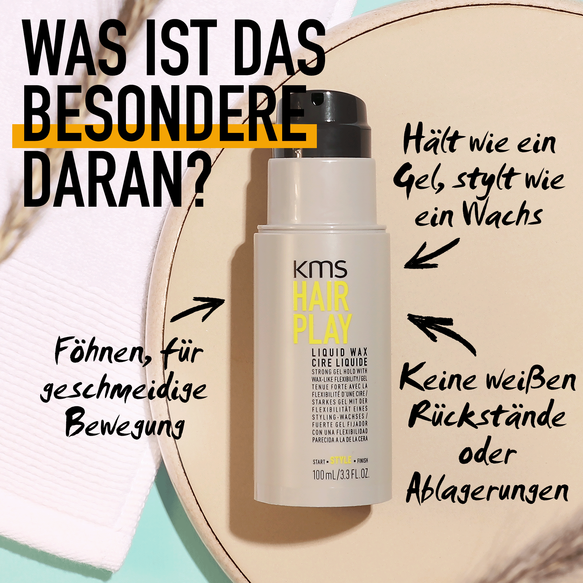 KMS HairPlay Liquid Wax