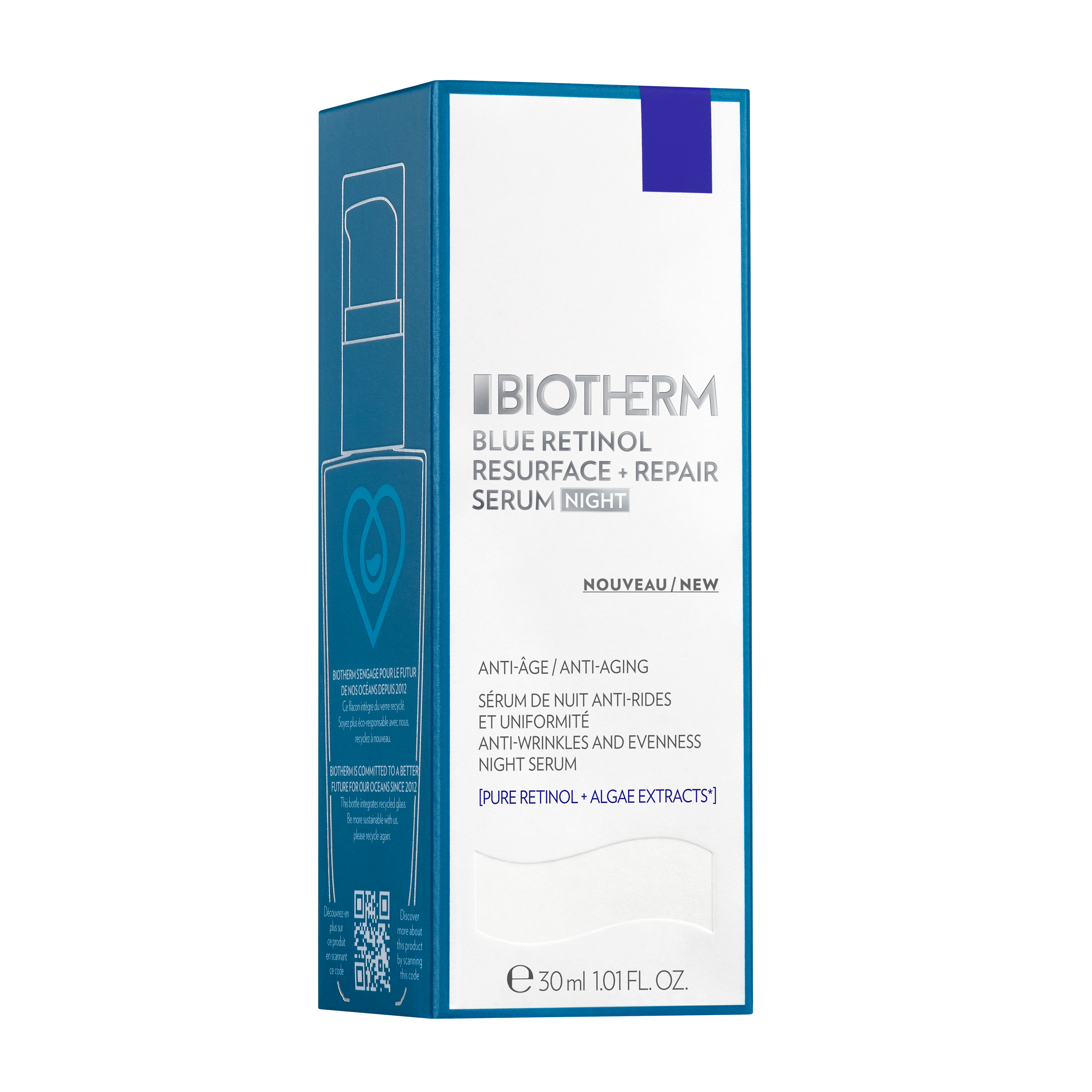 Biotherm Blue Retinol Resurface + Repair Night Serum