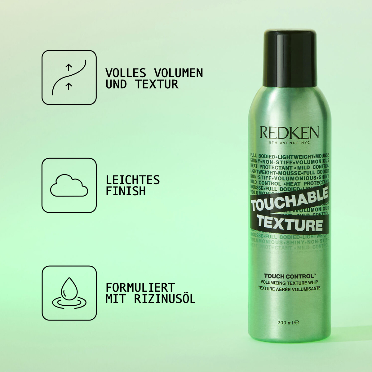 Redken Styling Touchable Texture Mousse