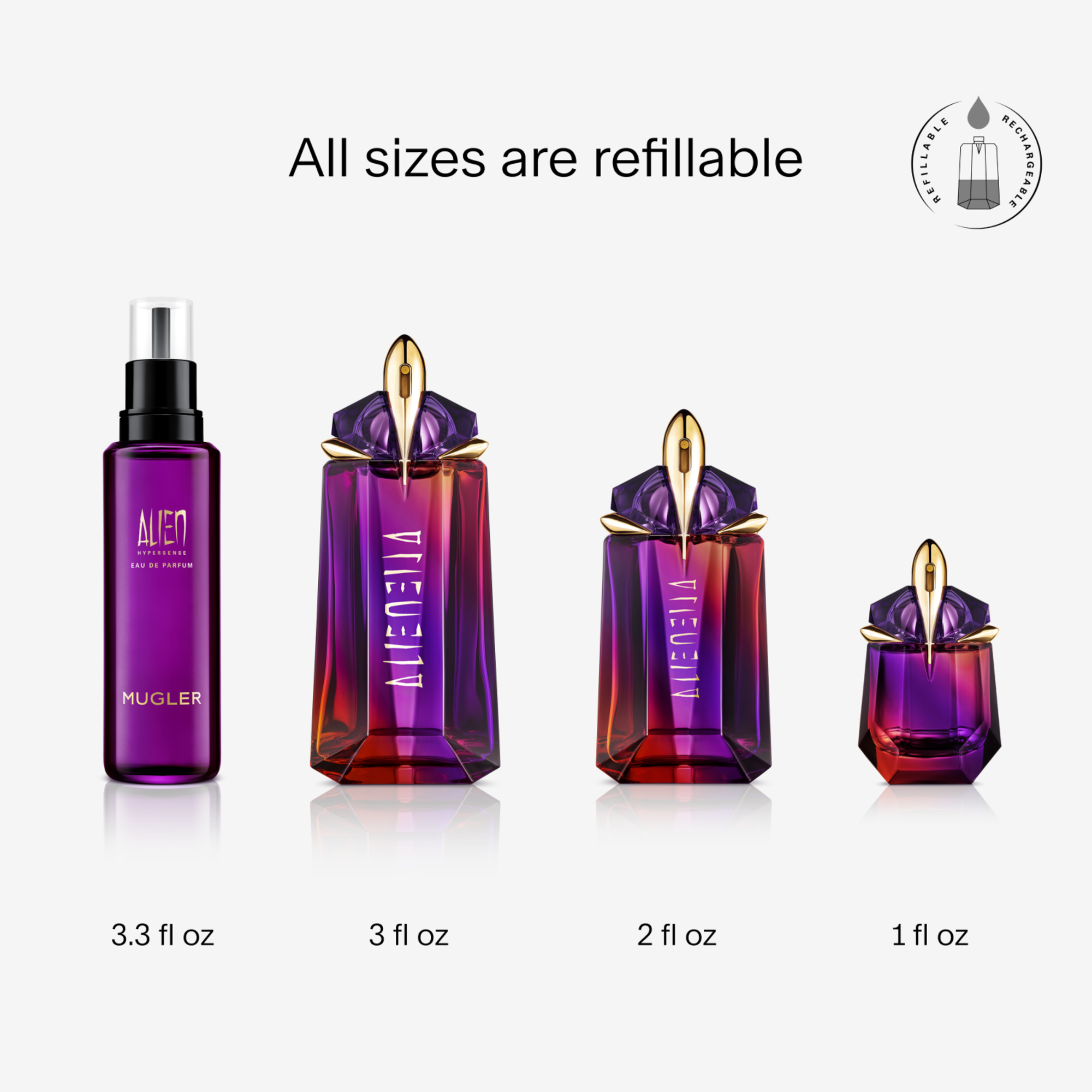 Mugler Alien Hypersense Eau de Parfum (EdP) - nachfüllbar