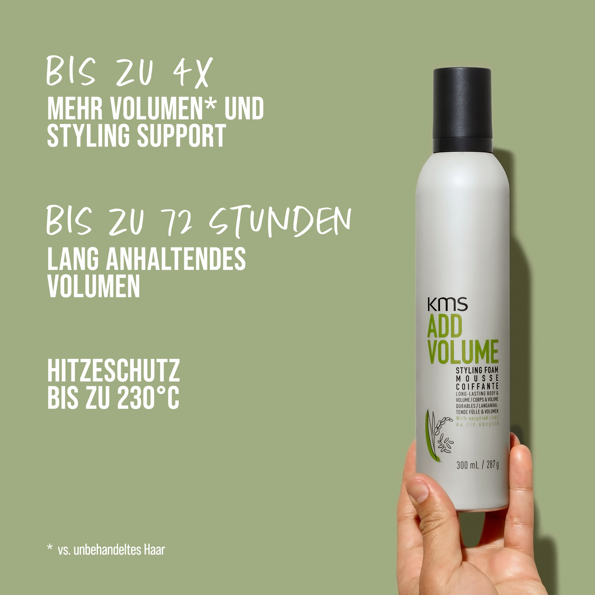 KMS AddVolume Styling Foam