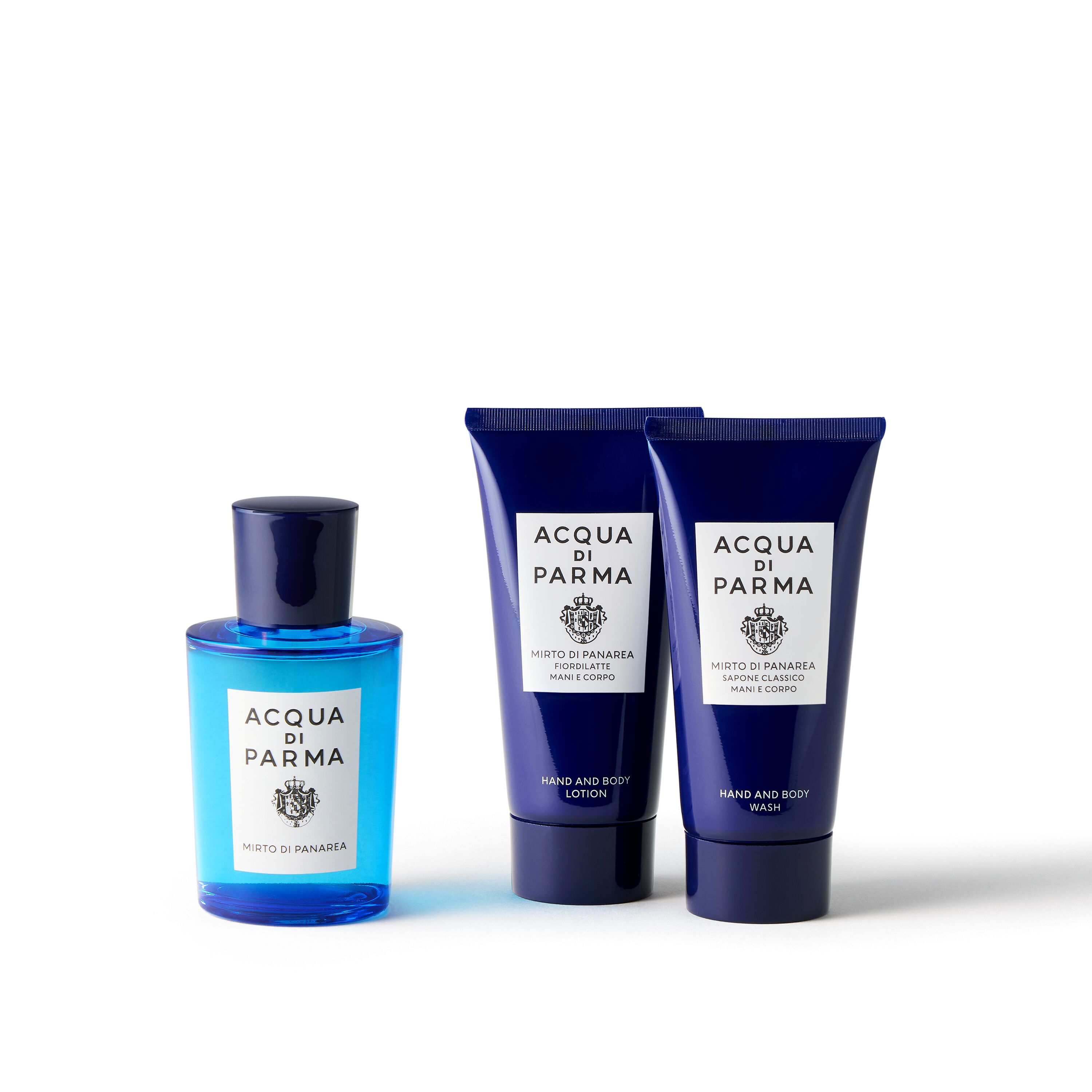 ACQUA DI PARMA BLU MEDITERRANEO MIRTO DI PANAREA Eau de Parfum (EdP) 100ml SET