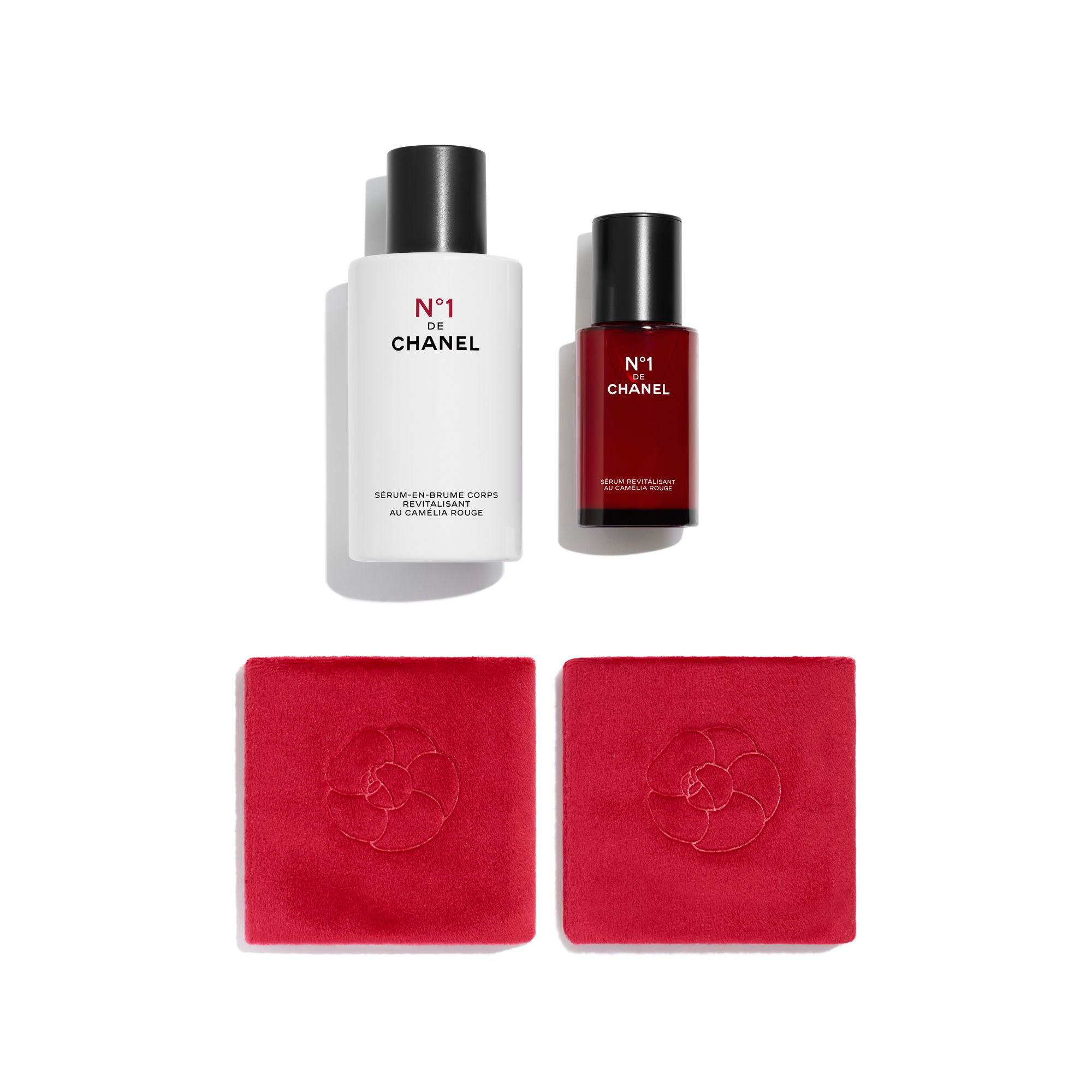 CHANEL N°1 DE CHANEL SPORTSET REVITALISIERENDES SERUM 30ML & REVITALISIERENDES SPRAY-SERUM FÜR DEN KÖRPER 140ML