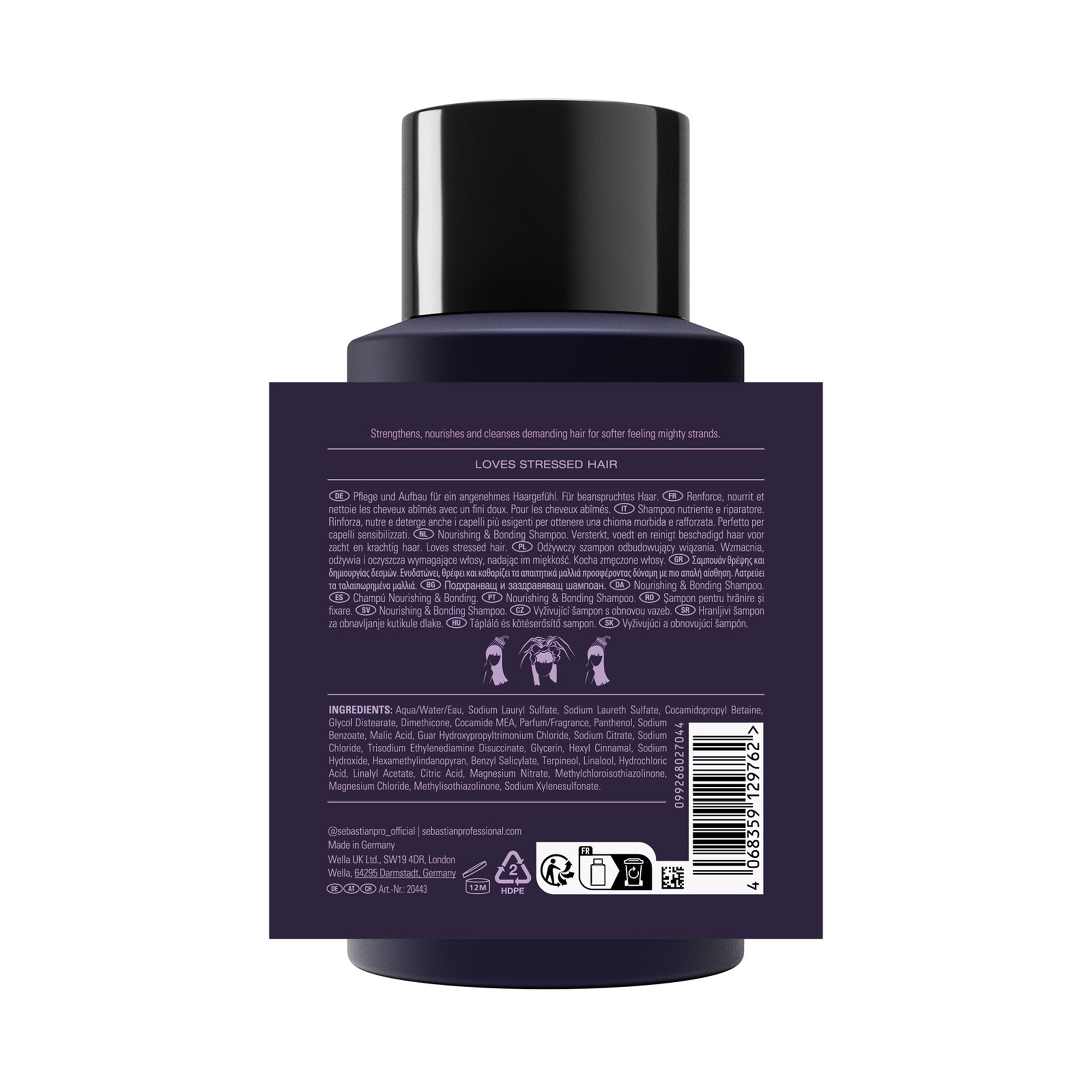 Sebastian Professional No Breaker Tiefenwirksames Bonding Shampoo | 280 ...