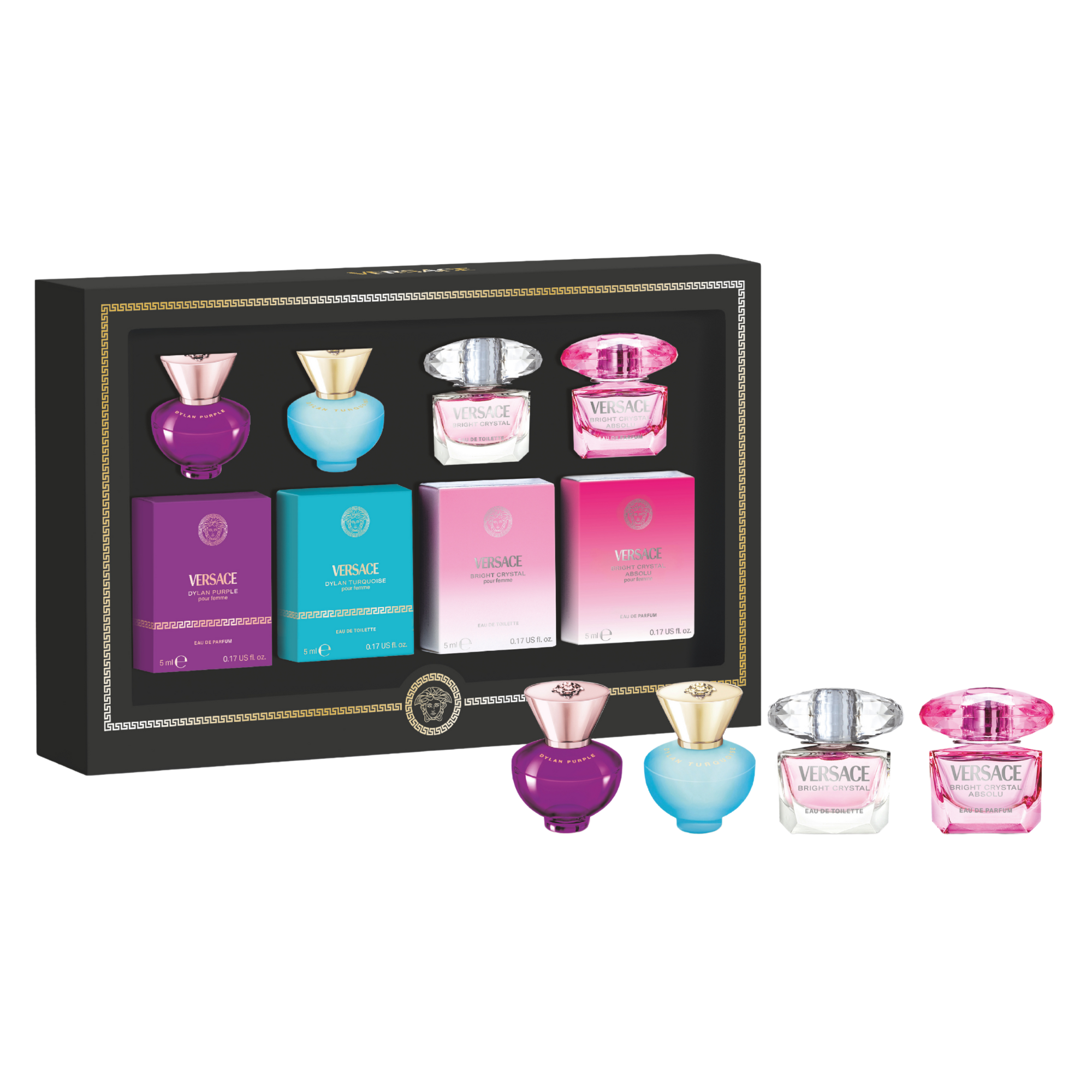 Versace Miniaturen 4er Collection Damen SET