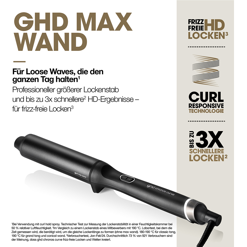 ghd chronos curve max wand Lockenstab