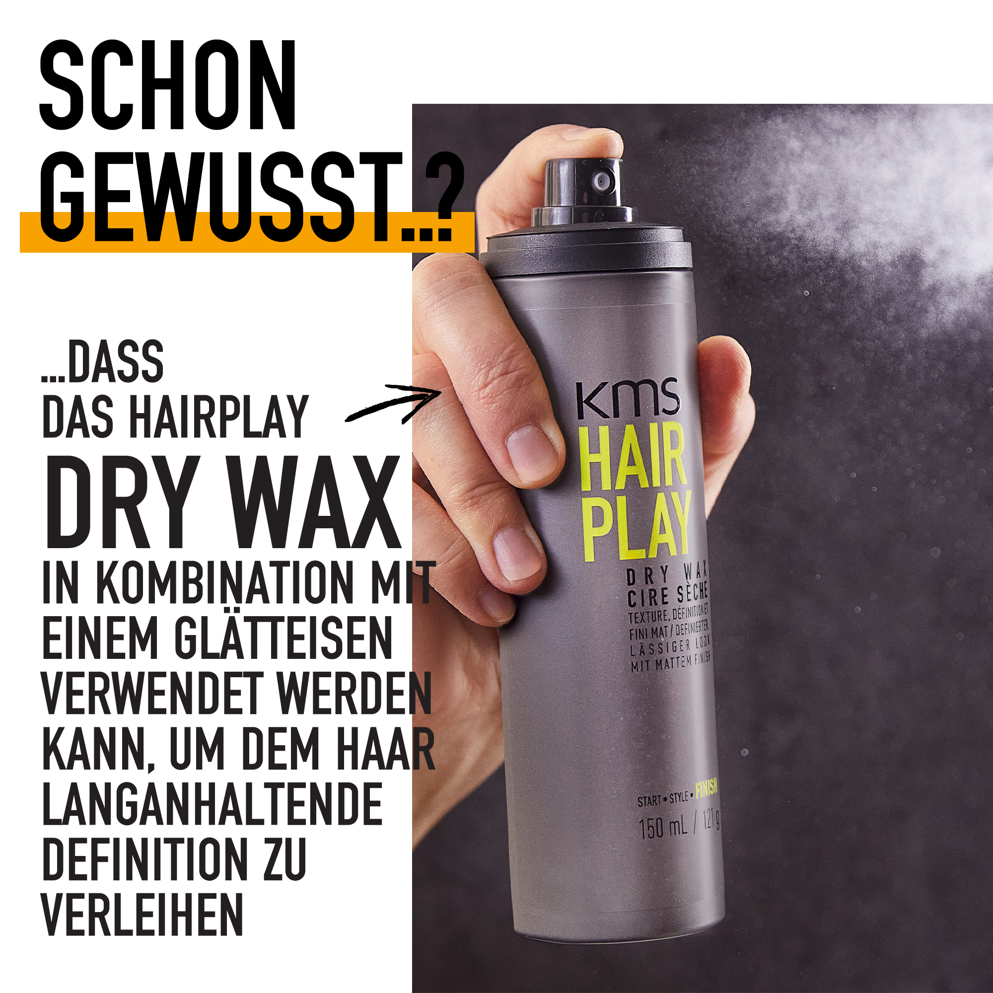 KMS HairPlay Dry Wax