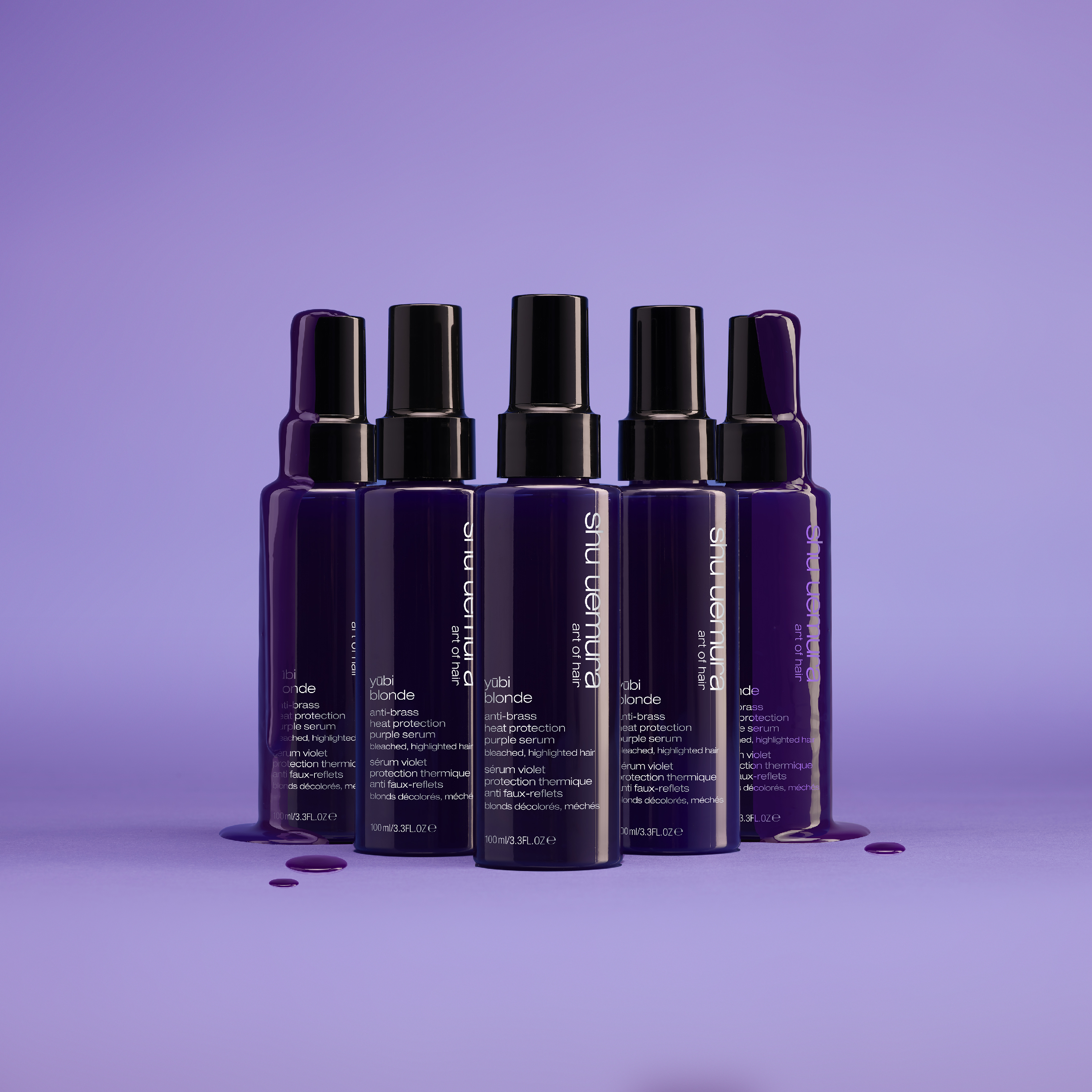 shu uemura Yubi Blonde Anti-Gelbstich Purple Serum