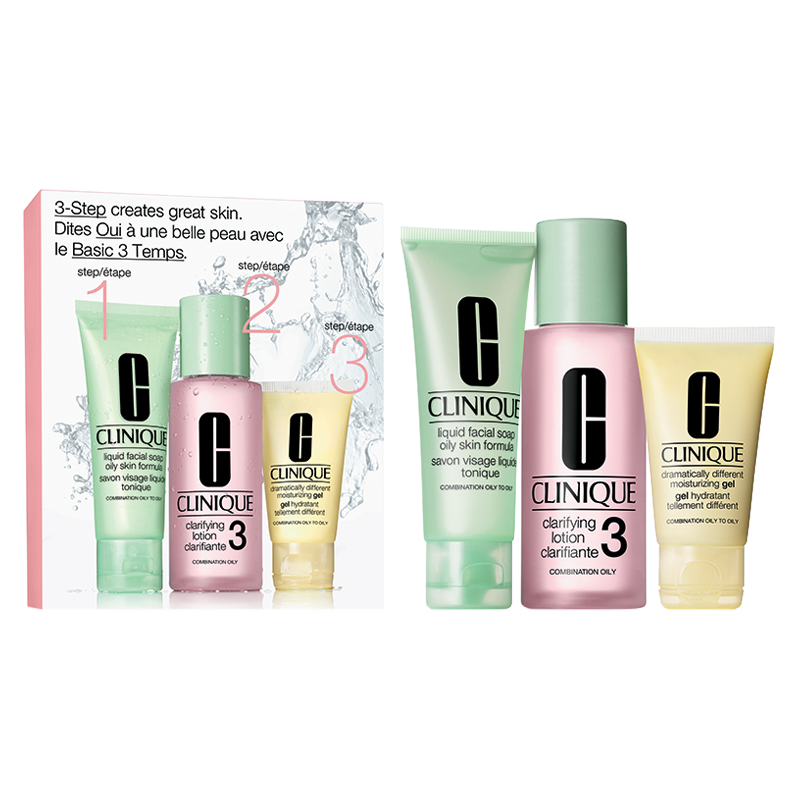 Clinique 3 Schritte Pflege Starter SET (Typ 3)