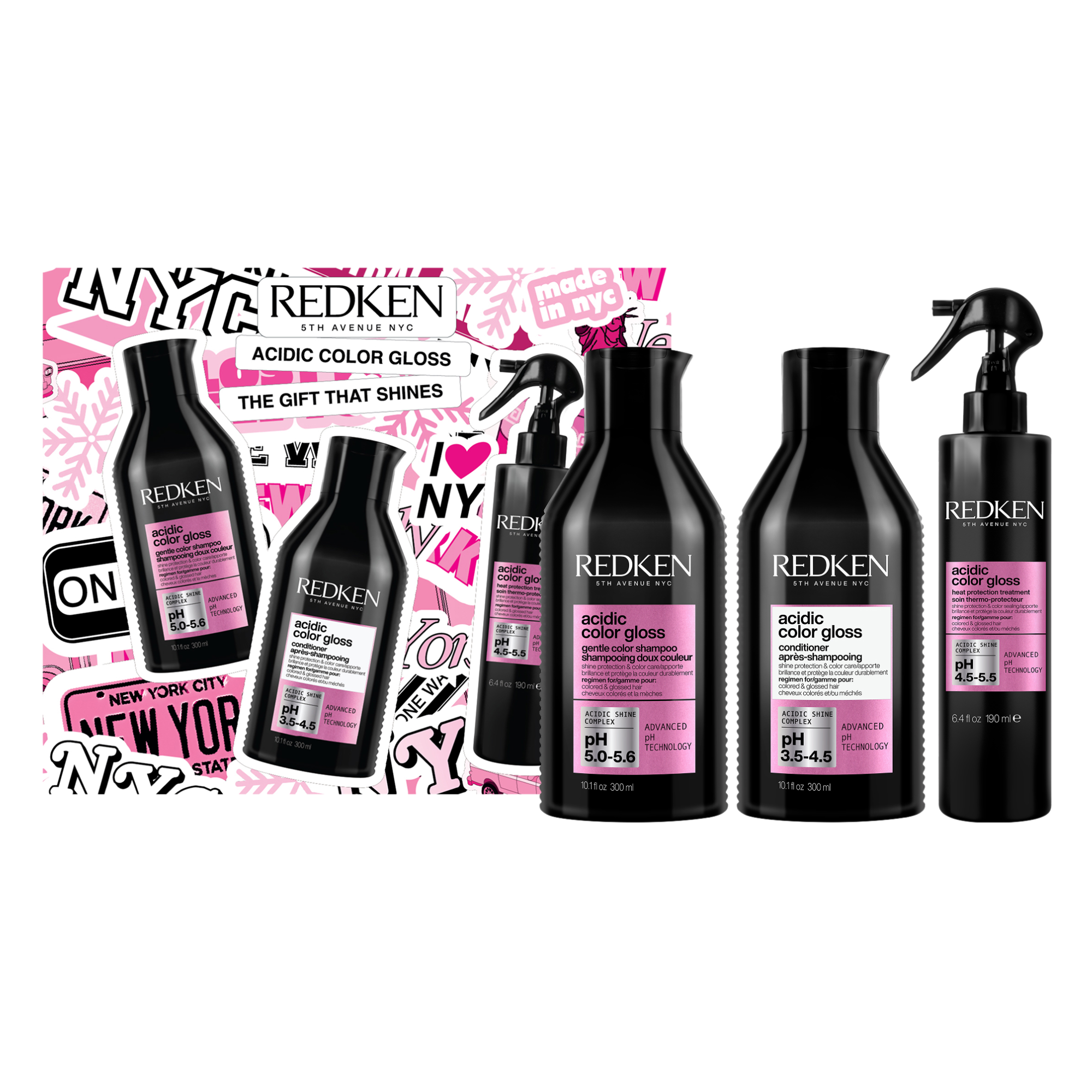 Redken Acidic Color Gloss Haarpflege SET