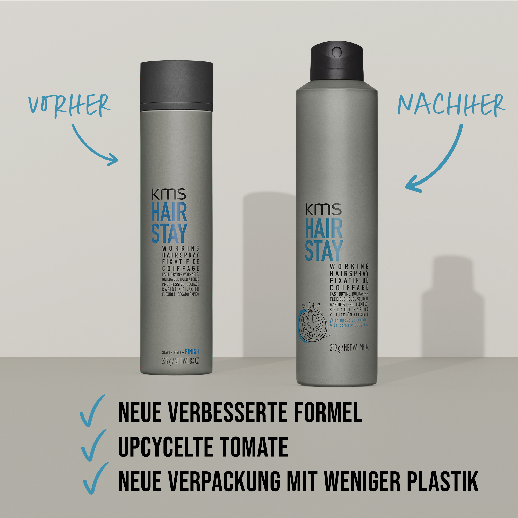 KMS HairStay Working Hairspray