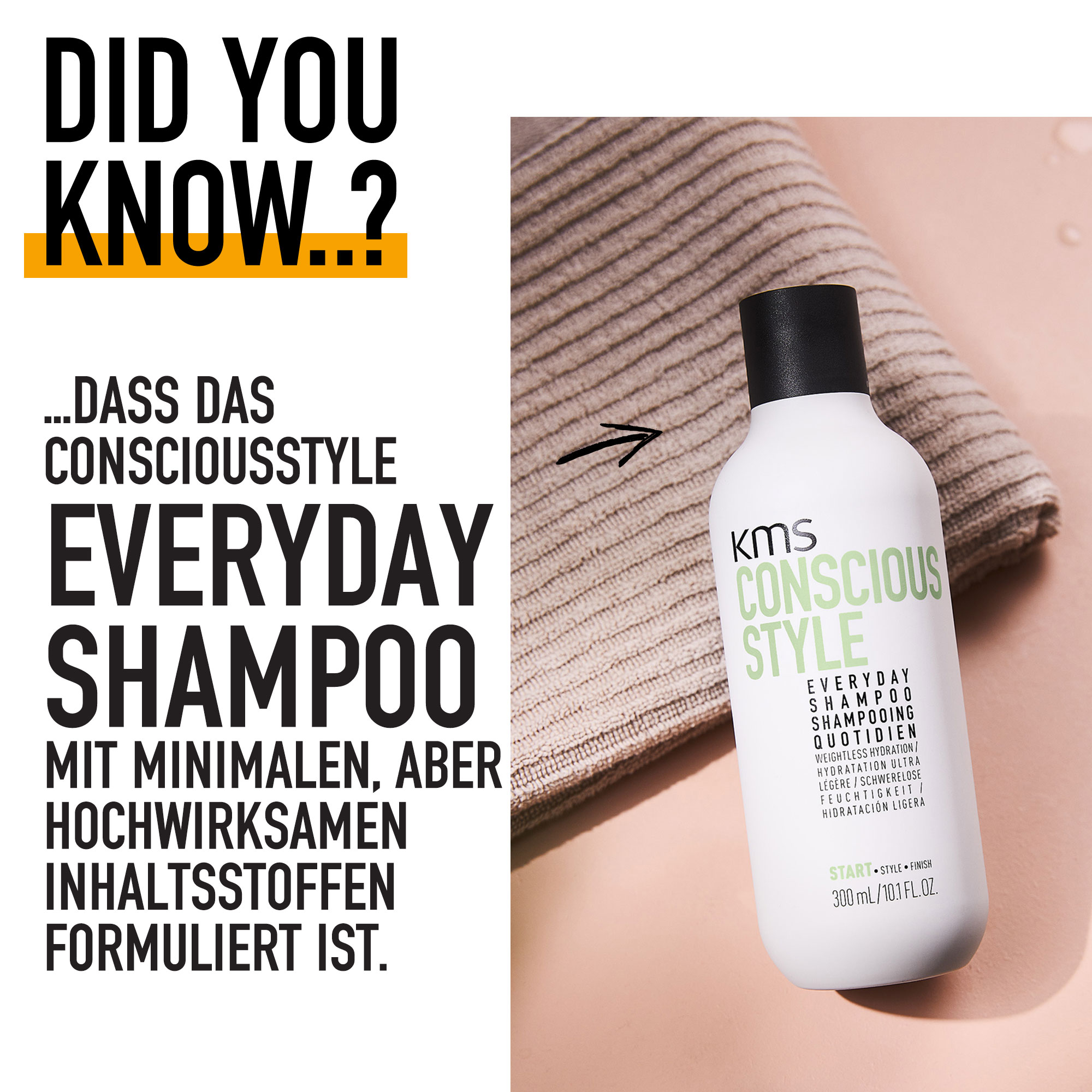 KMS ConsciousStyle Everyday Shampoo