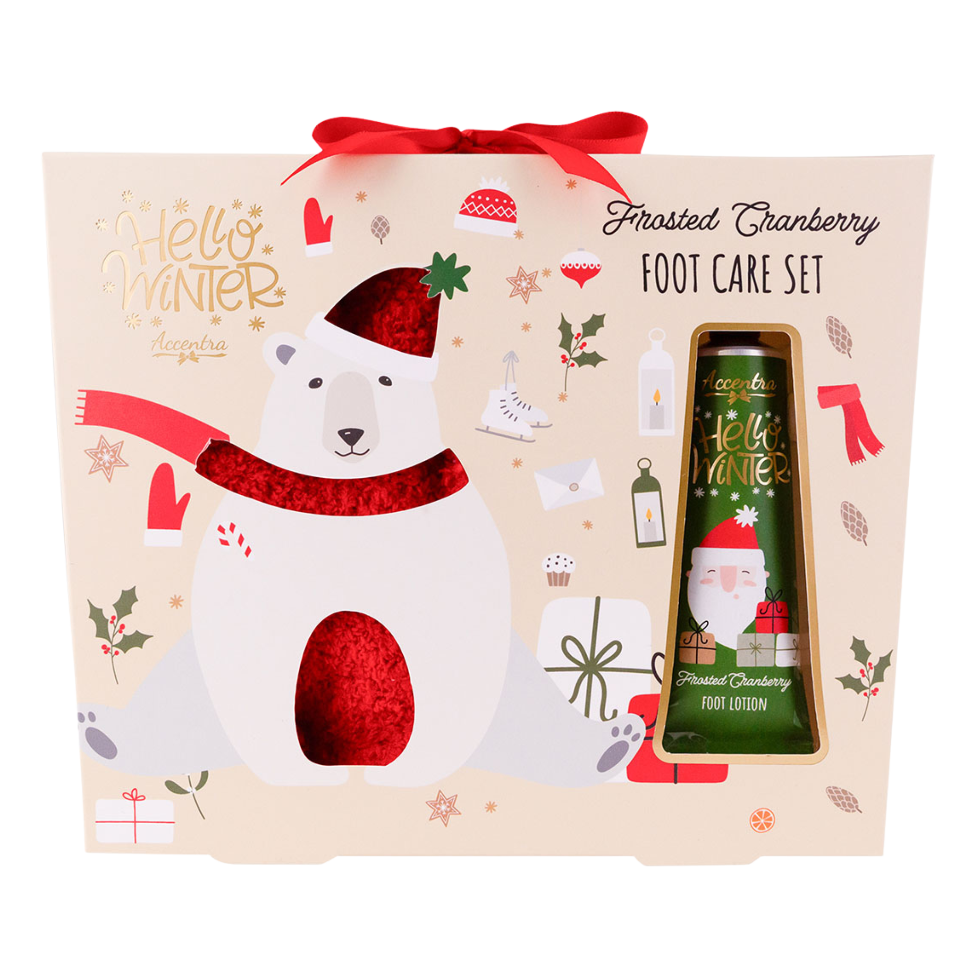 Accentra Hello Winter Fußpflegeset in Geschenkbox