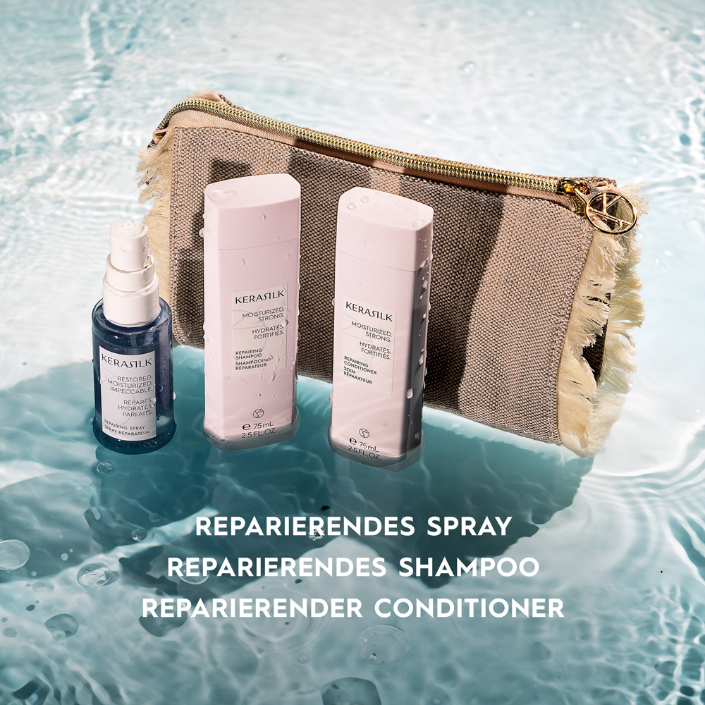 Kerasilk Essential Reparatur Reiseset für trockenes, geschädigtes Haar
