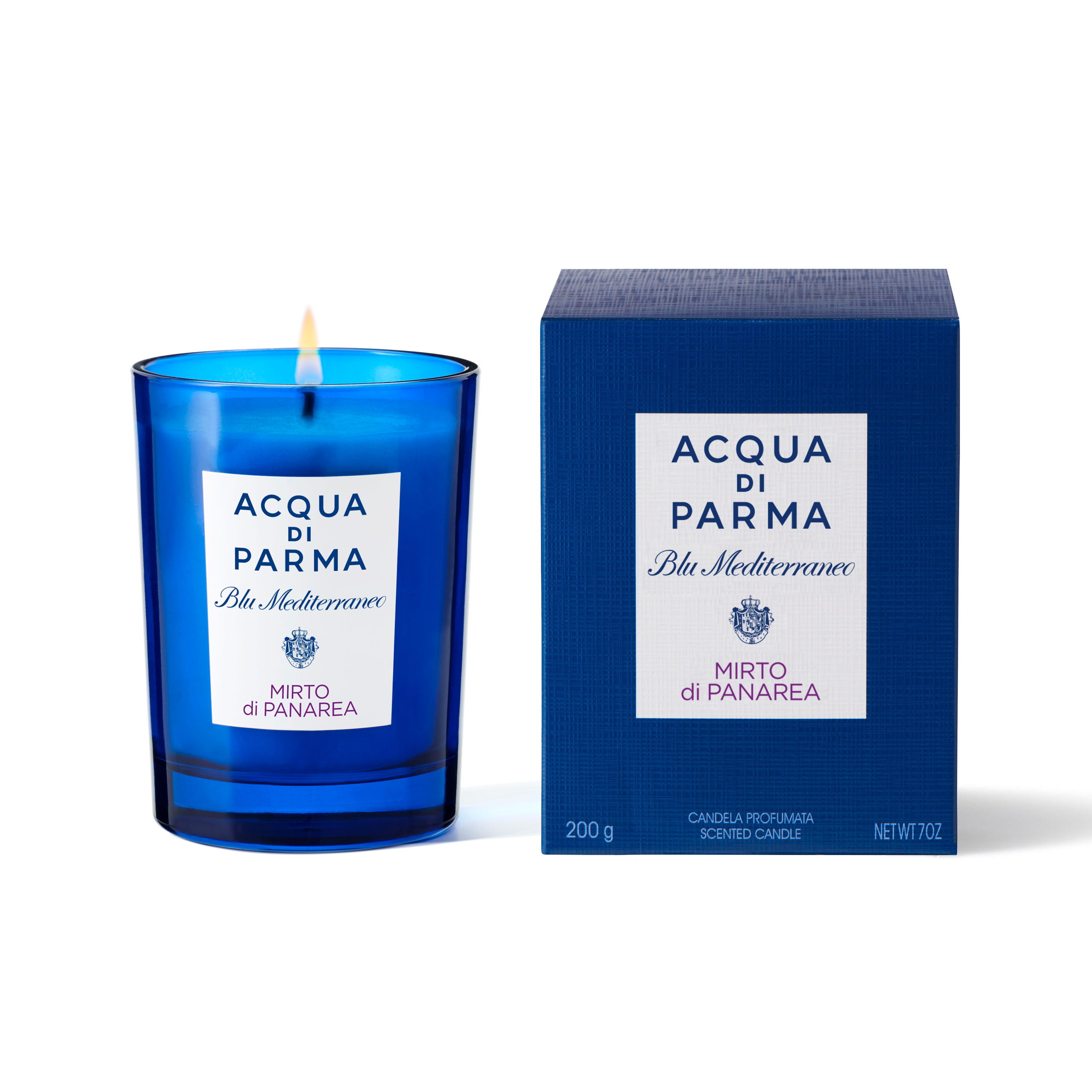 ACQUA DI PARMA BLU MEDITERRANEO MIRTO DI PANAREA Glass Candle