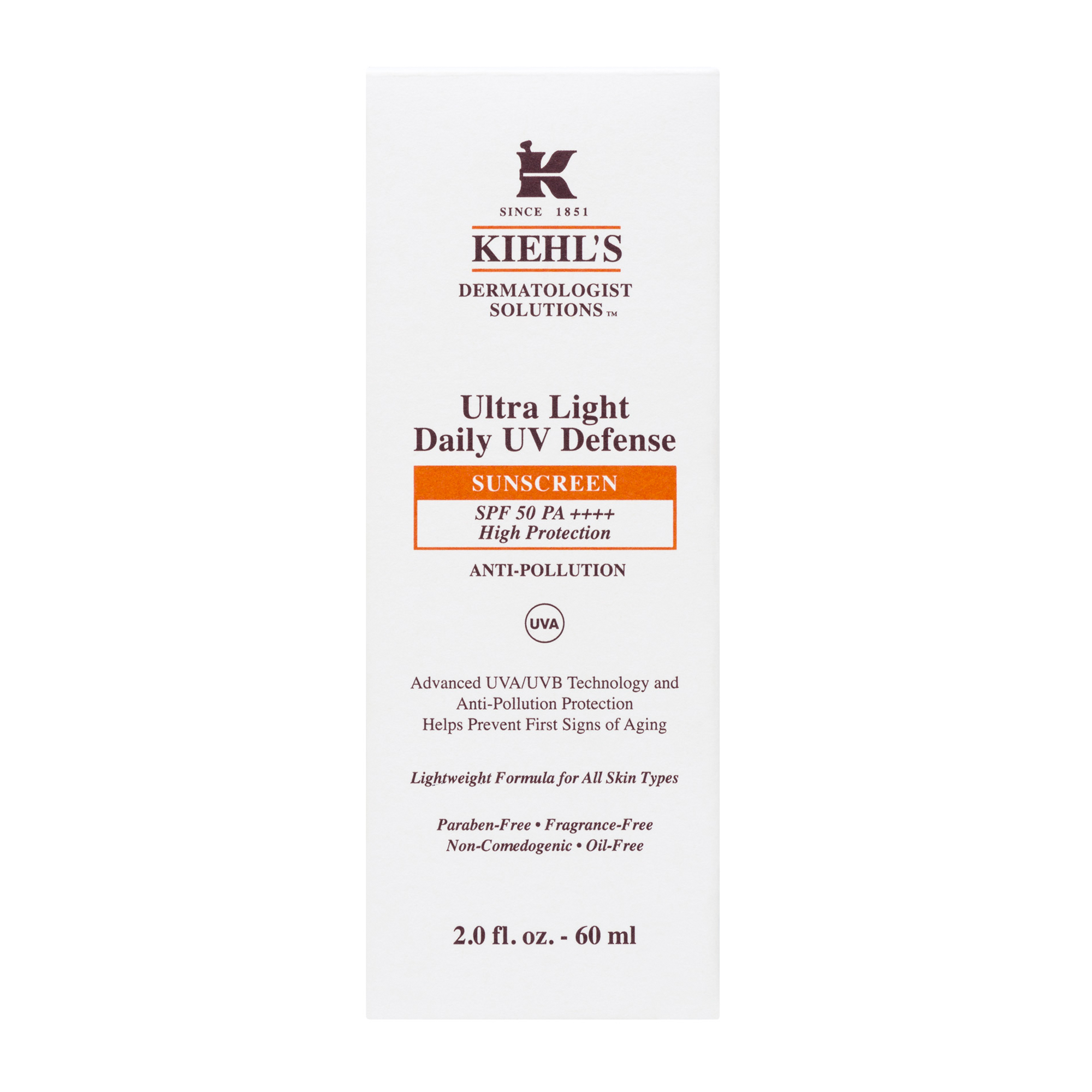 Kiehl's Dermatologist Solutions Ultra-Light UV Defense SPF50