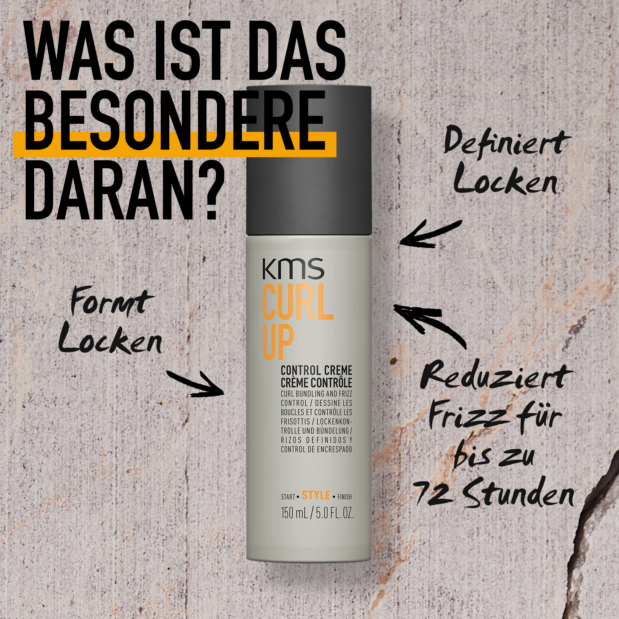 KMS CurlUp Control Creme