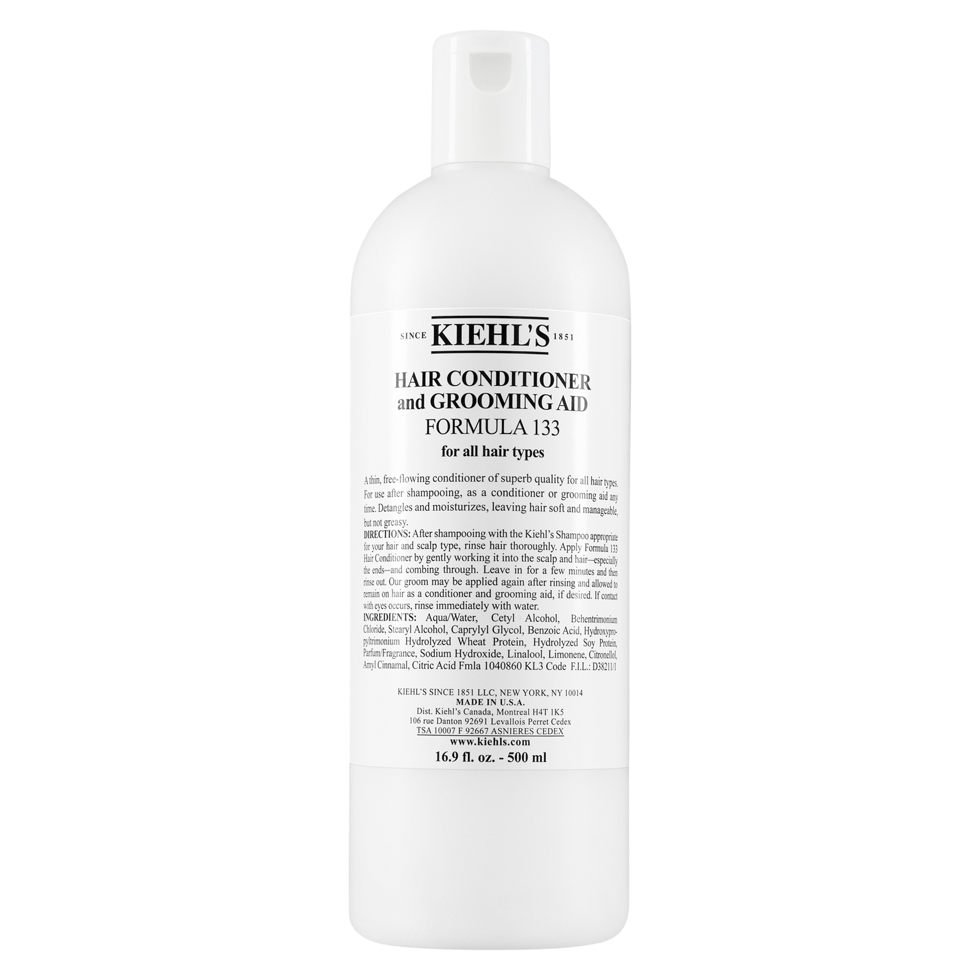 Kiehl's Hair Conditioner and Grooming Aid Formula 133