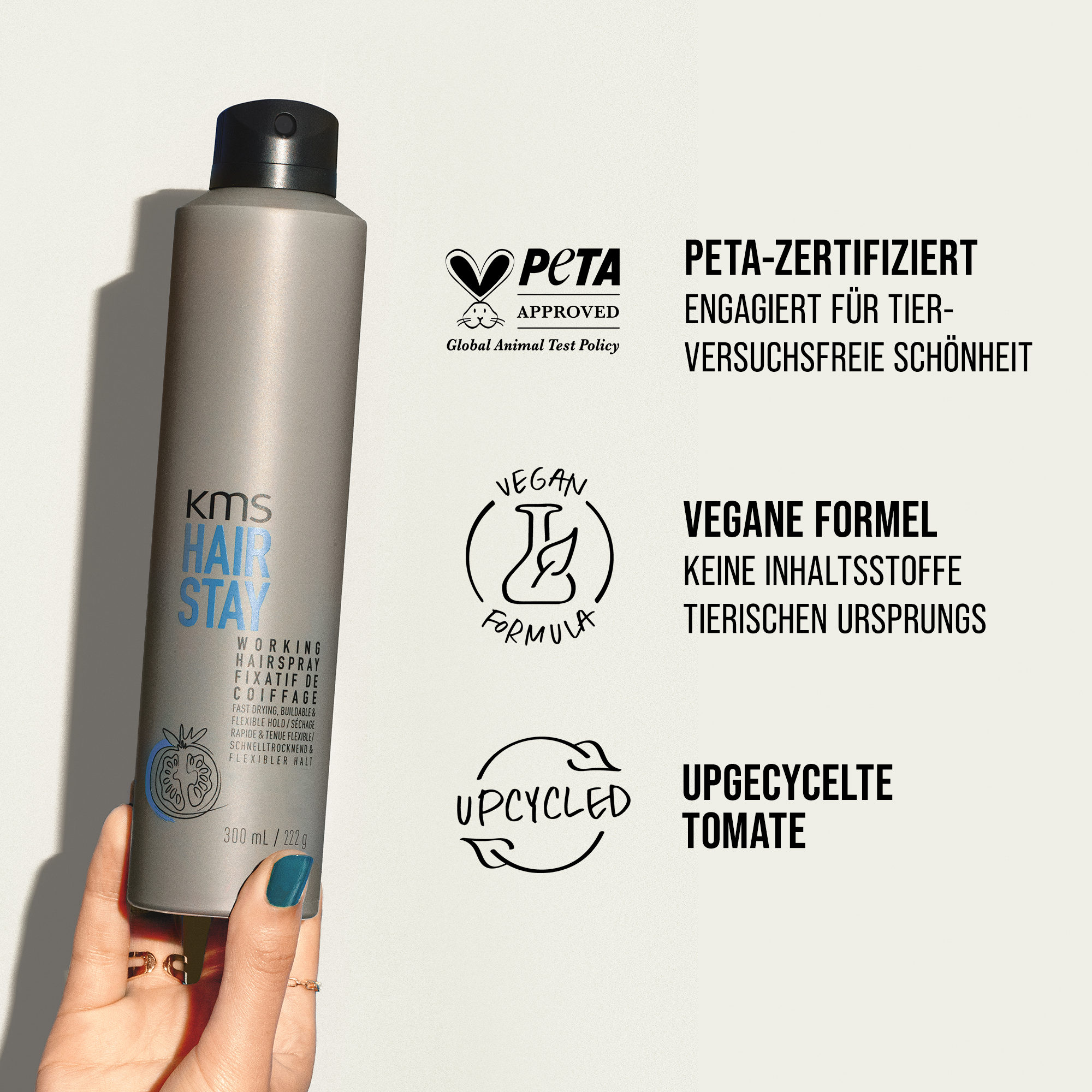 KMS HairStay Working Hairspray